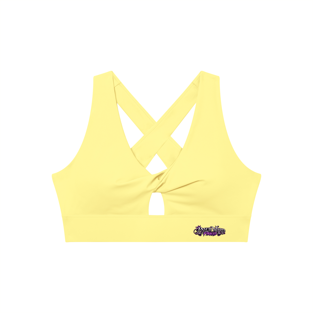 Women's Twist Front V-Neck Sports Bra