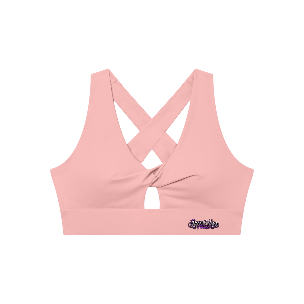 Women's Twist Front V-Neck Sports Bra