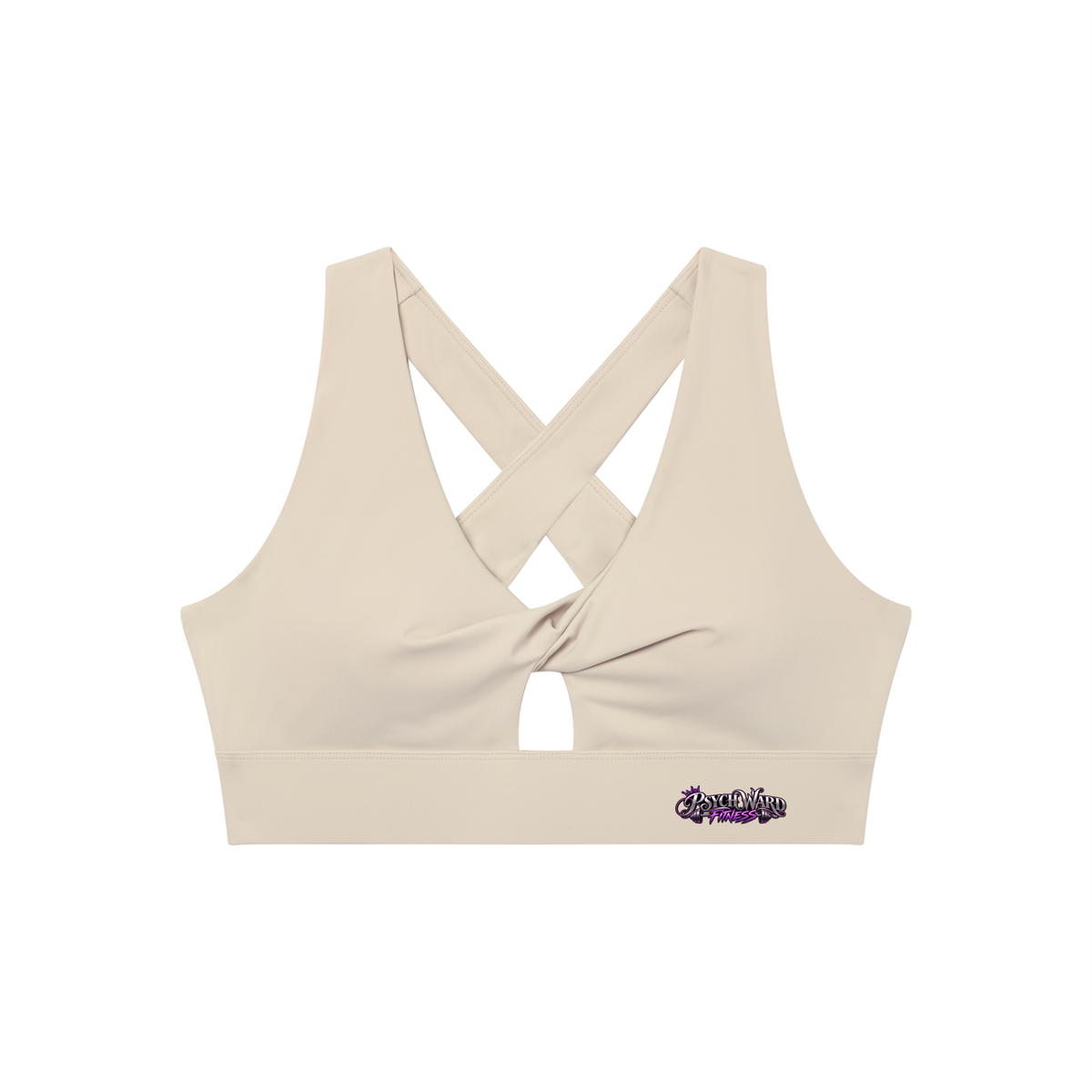 Women's Twist Front V-Neck Sports Bra