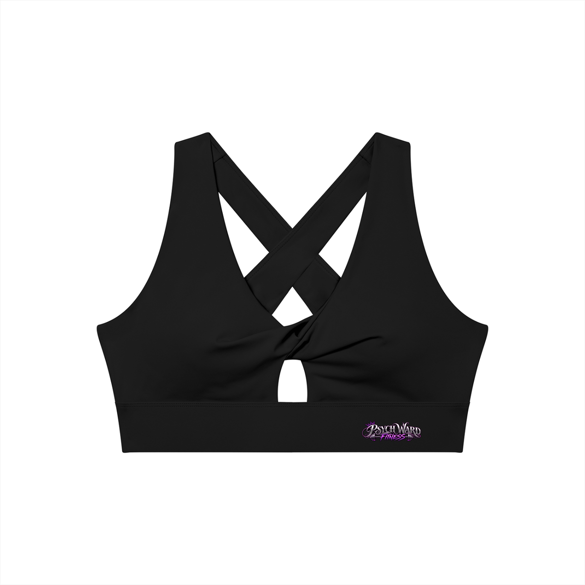Women's Twist Front V-Neck Sports Bra