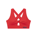 Women's Twist Front V-Neck Sports Bra