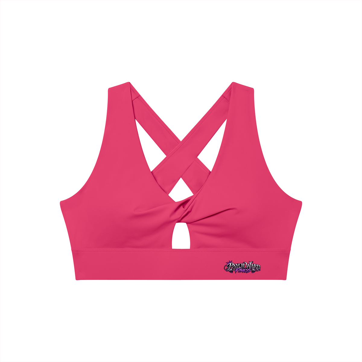 Women's Twist Front V-Neck Sports Bra