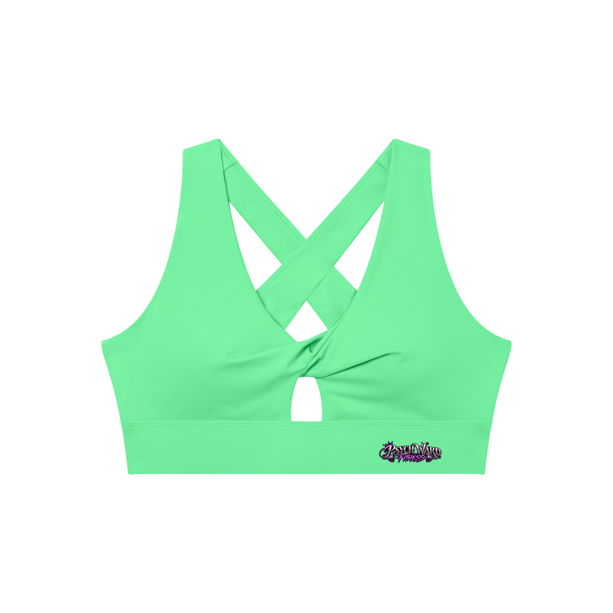 Women's Twist Front V-Neck Sports Bra