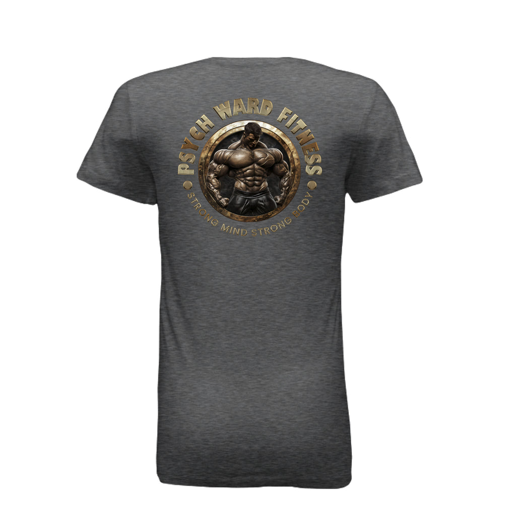DRK GREY HEATHER - BACK