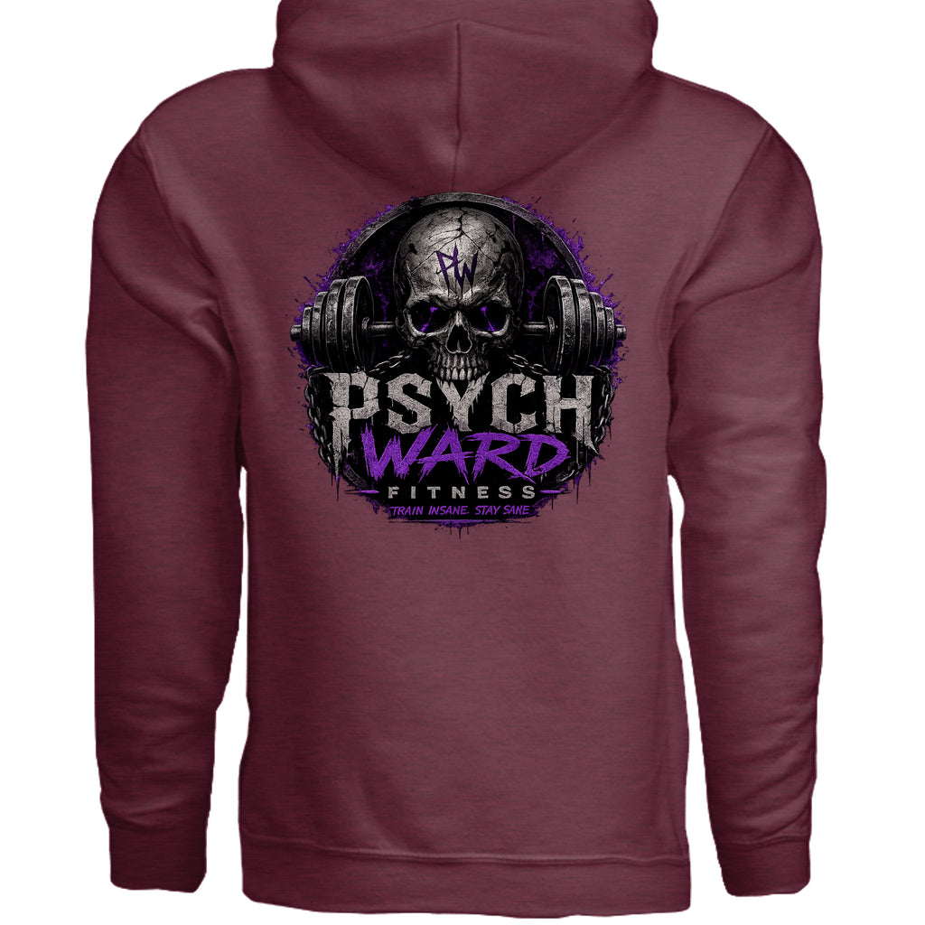 Heather Sport Dark Maroon - G185 - BACK