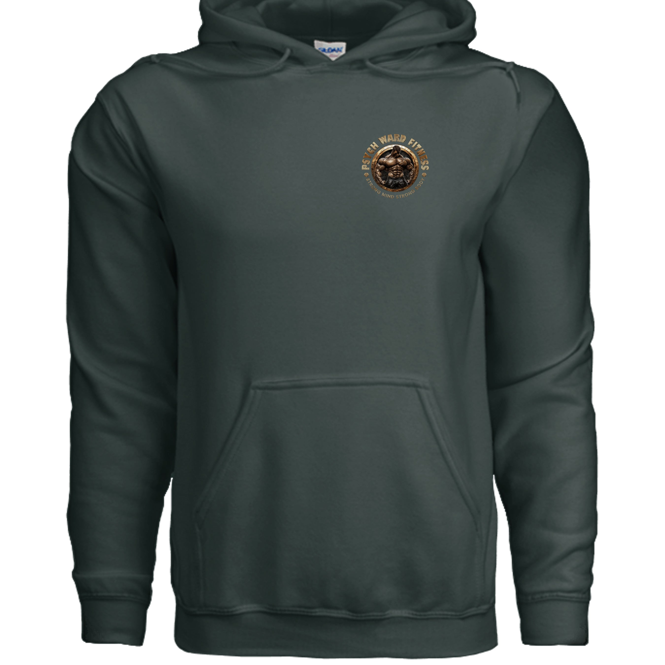 Fan Charcoal Heather - G185 - FRONT