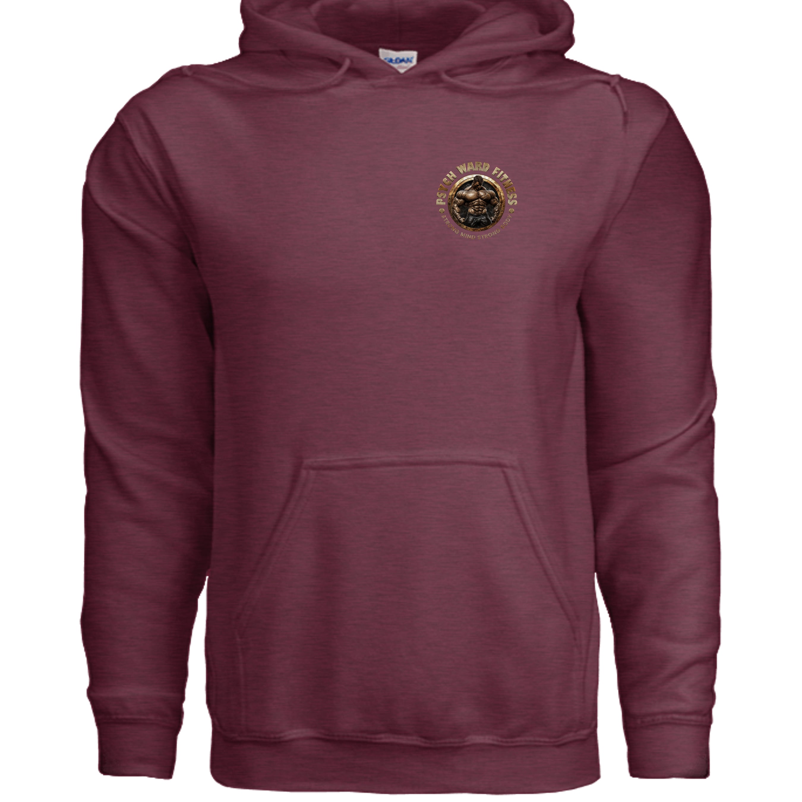 Heather Sport Dark Maroon - G185 - FRONT