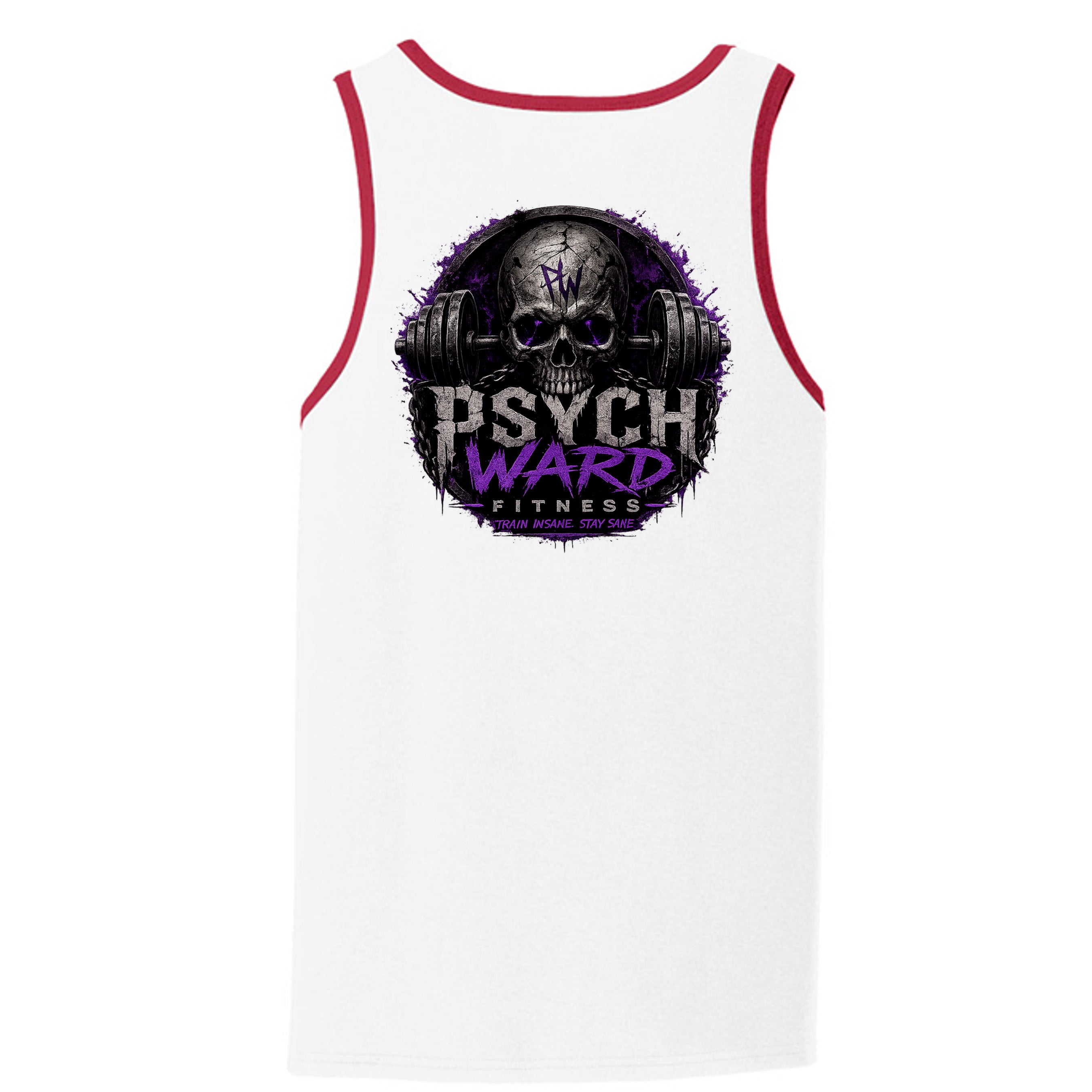 White/ Red - PC54TT - BACK