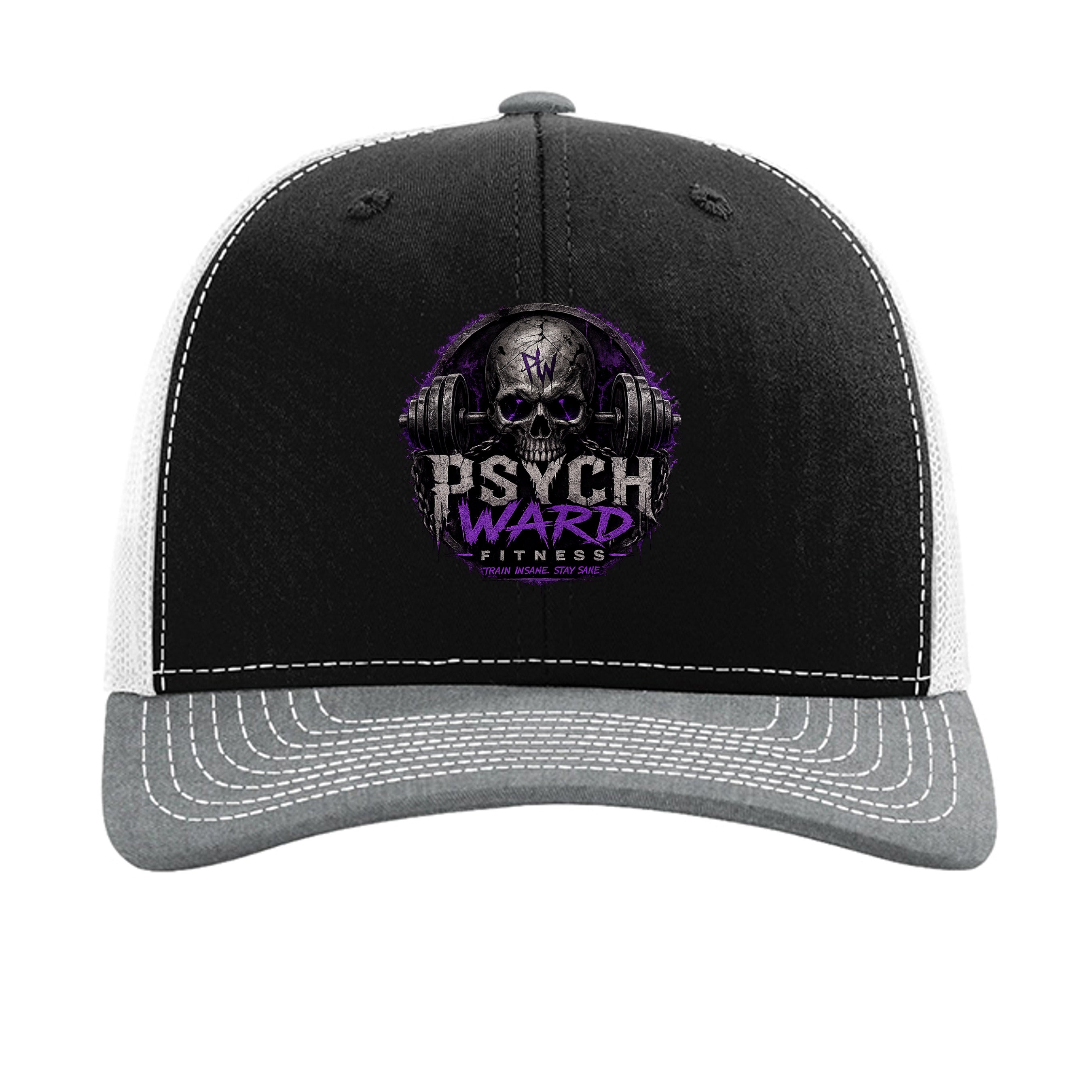 Black/ White/ Heather Grey - 112 - FRONT