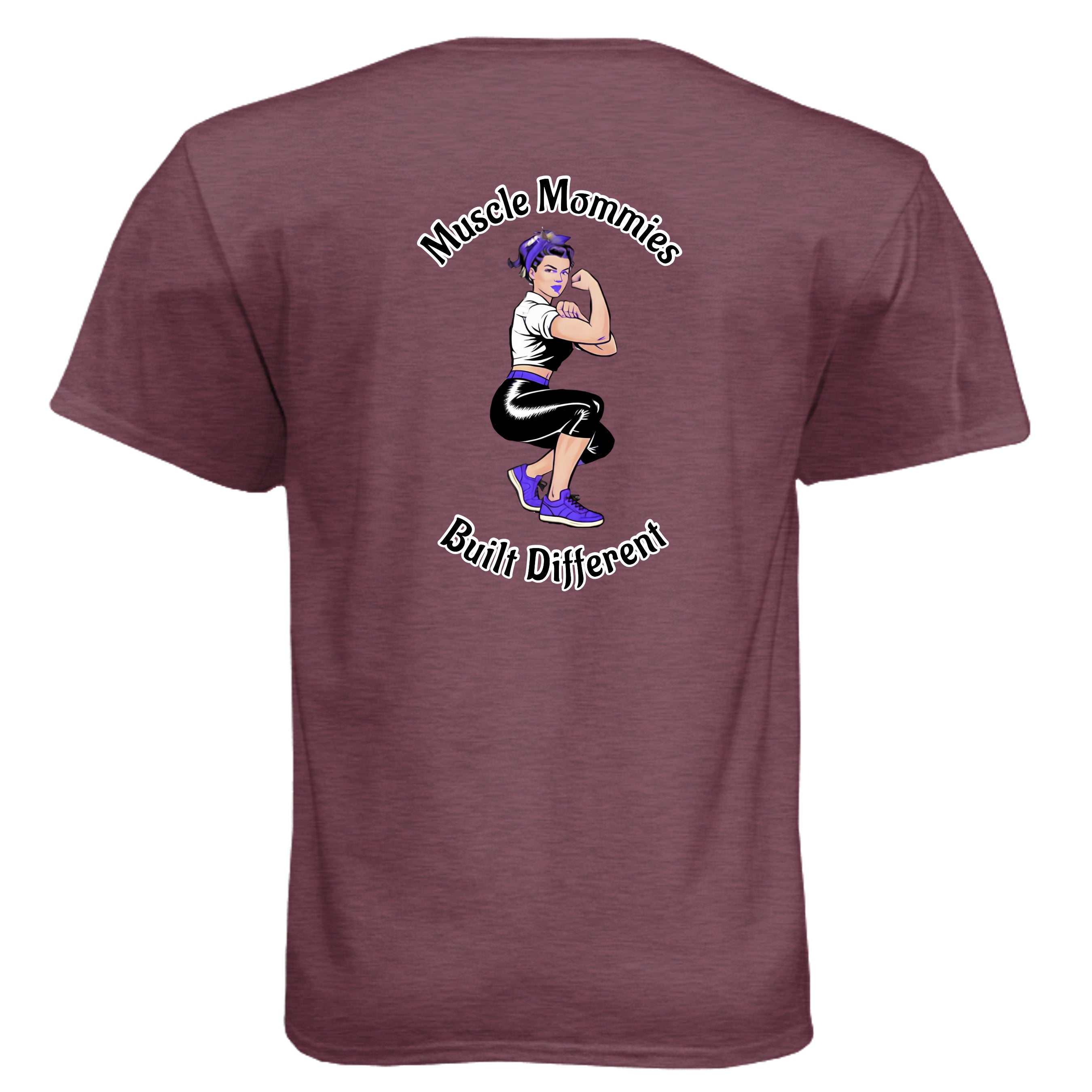 Heather Maroon - N6210 - BACK
