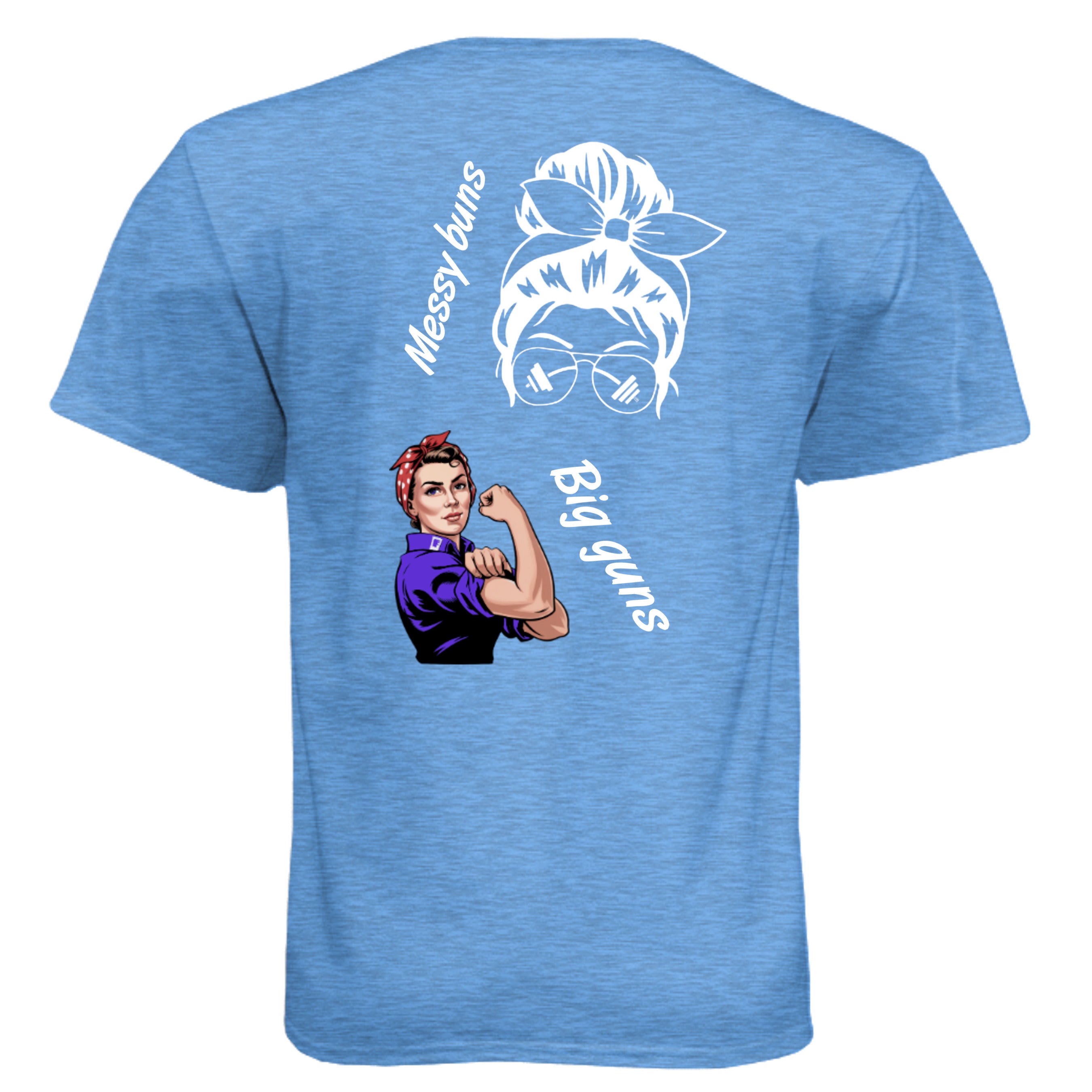 Heather Columbia Blue - N6210 - BACK