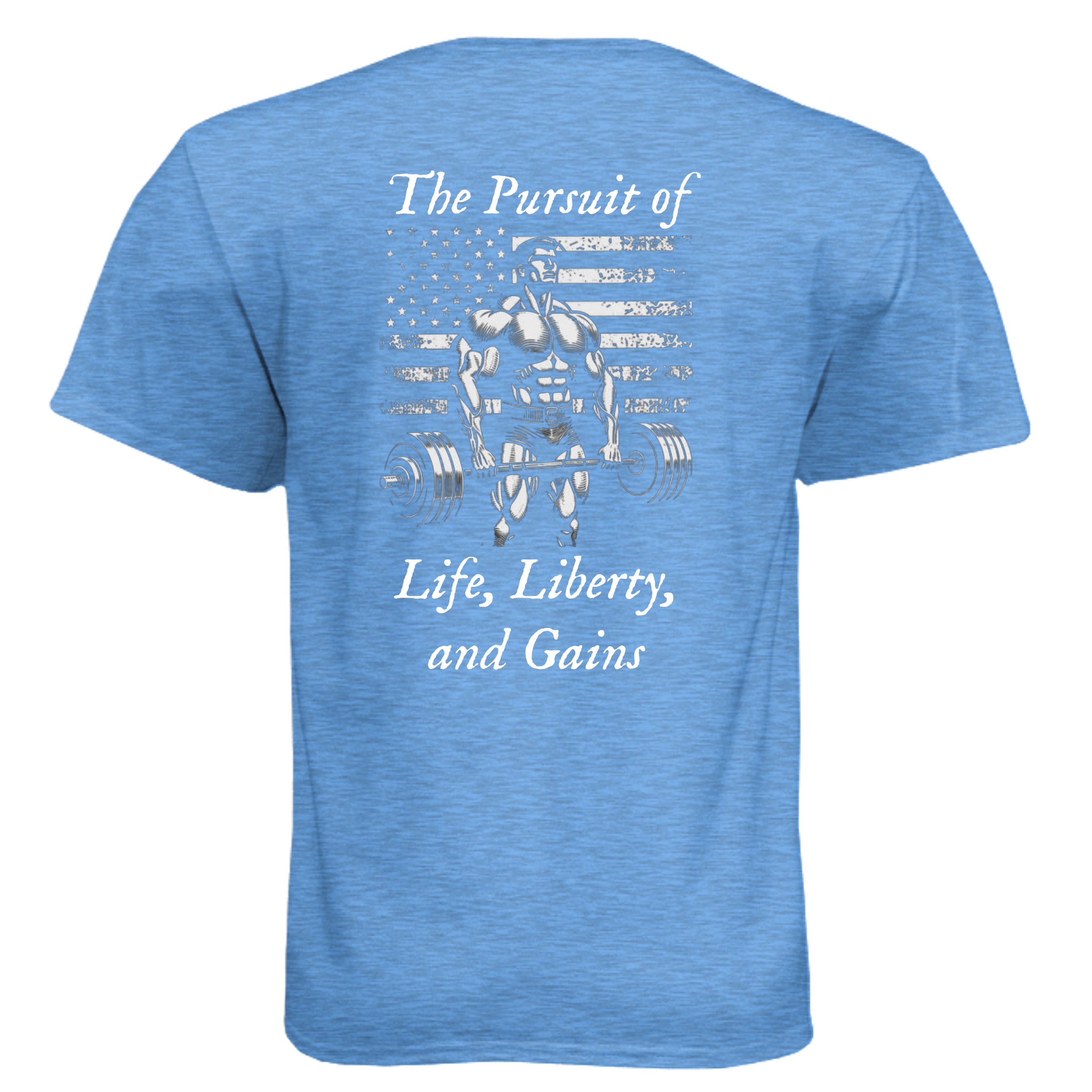 Heather Columbia Blue - N6210 - BACK