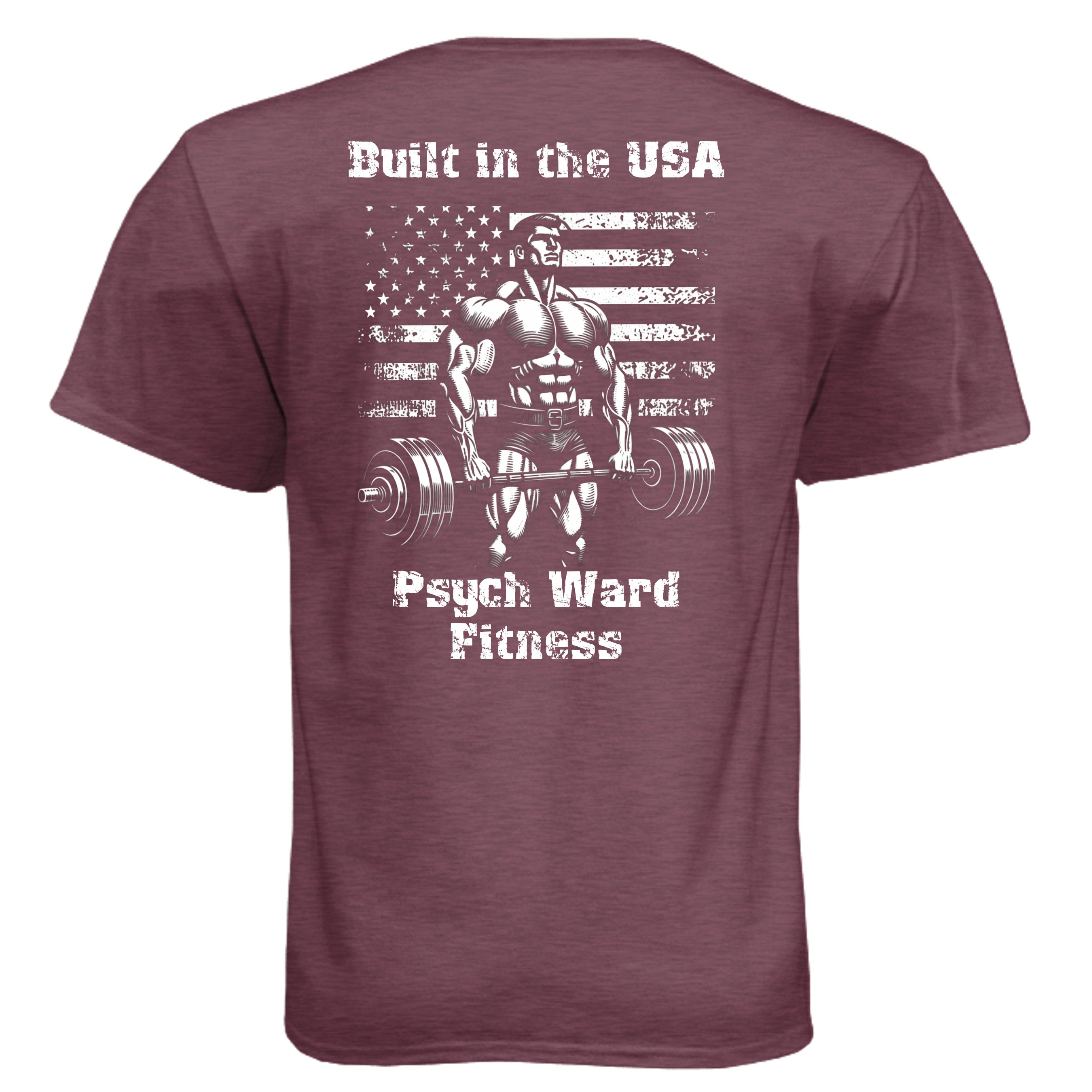 Heather Maroon - N6210 - BACK