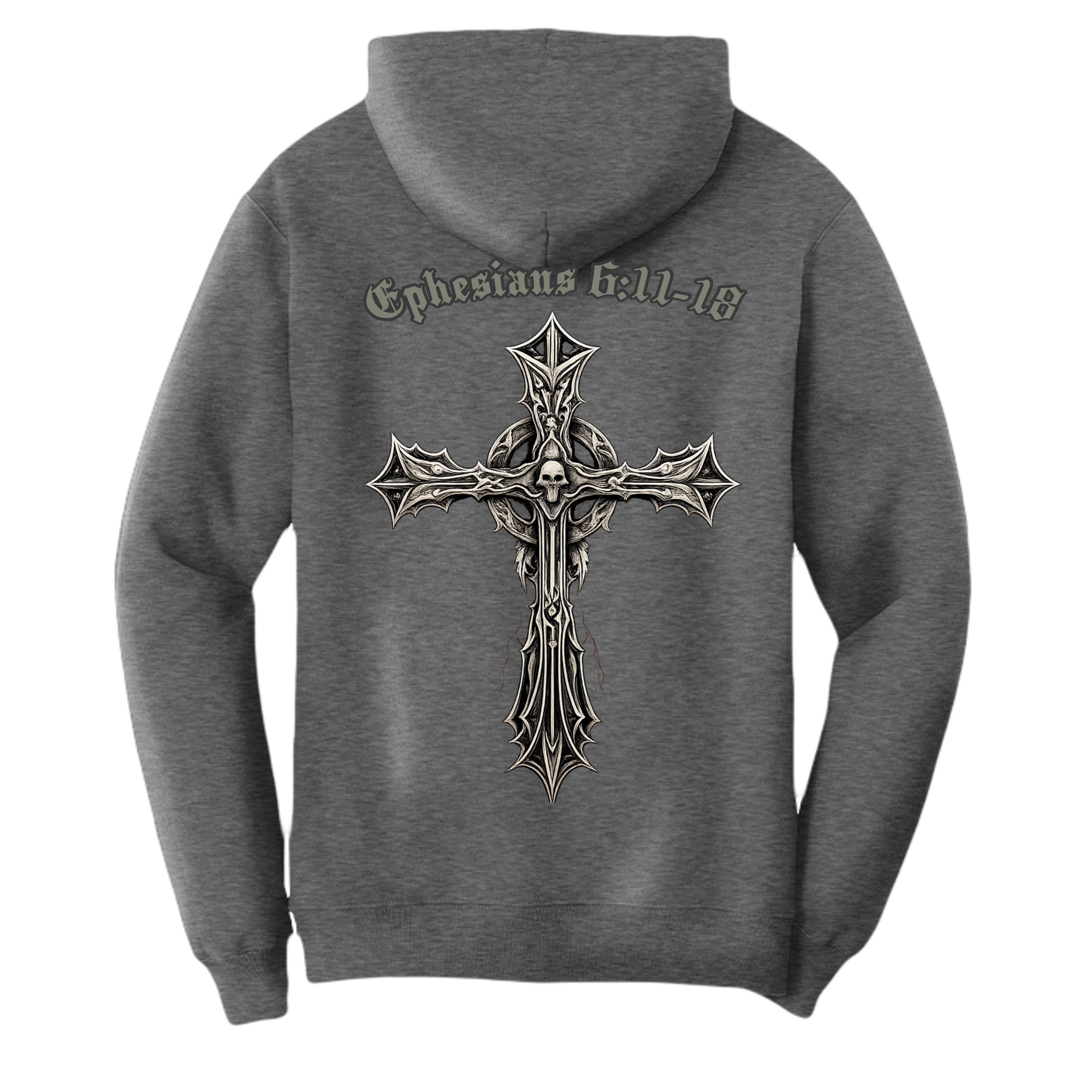 Dark Heather Grey - PC78H - BACK