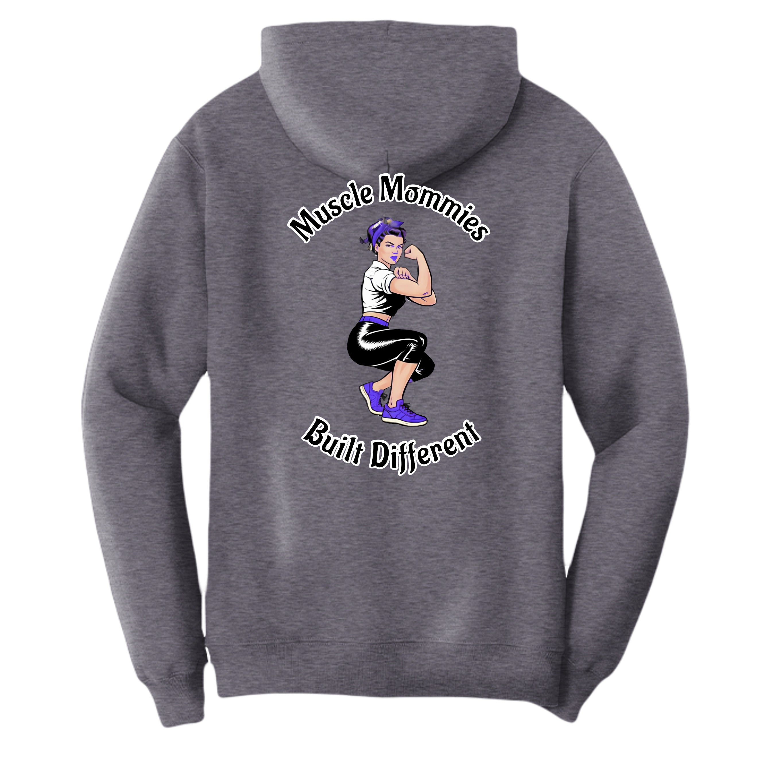 Heather Purple - PC78H - BACK