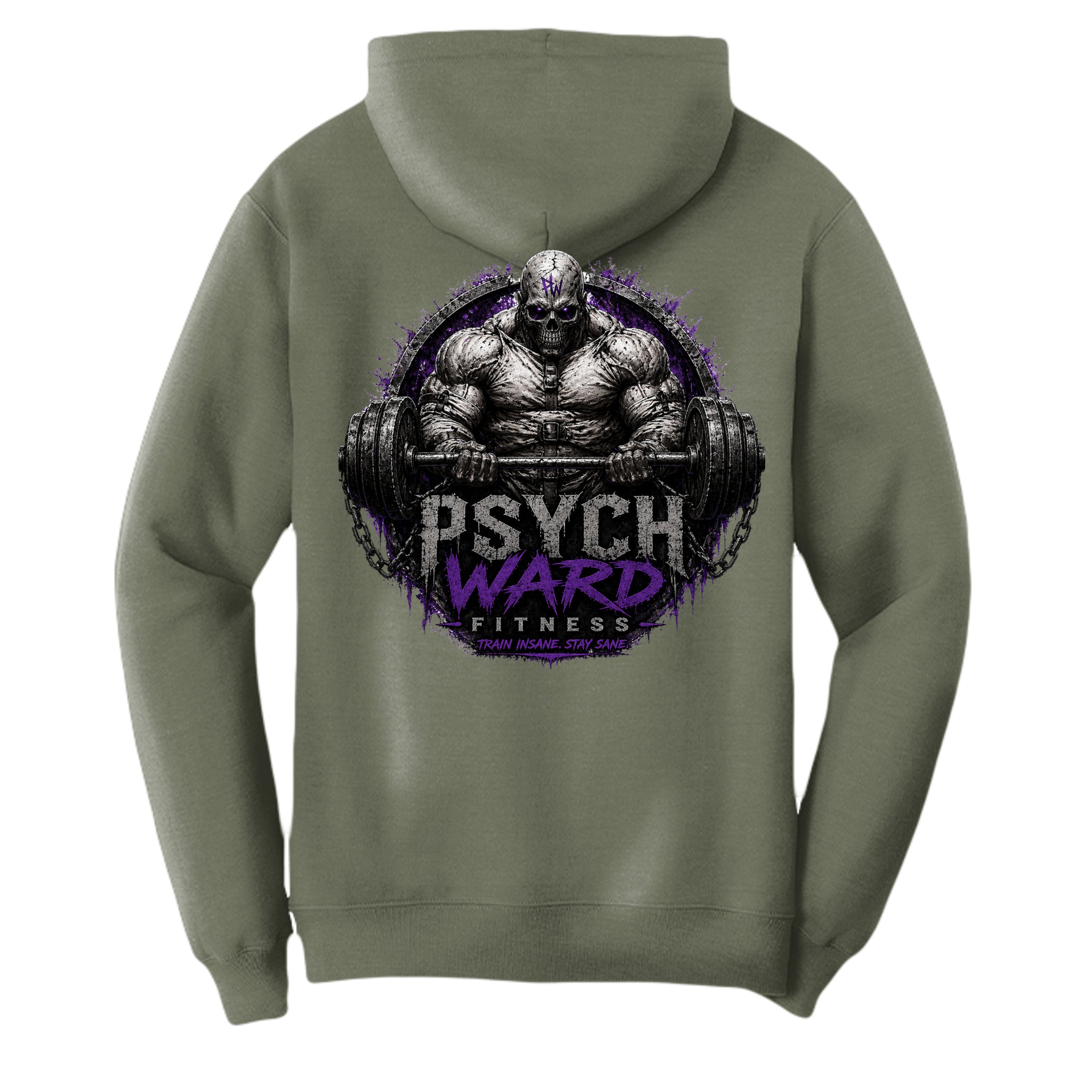 Olive Drab Green Heather - PC78H - BACK