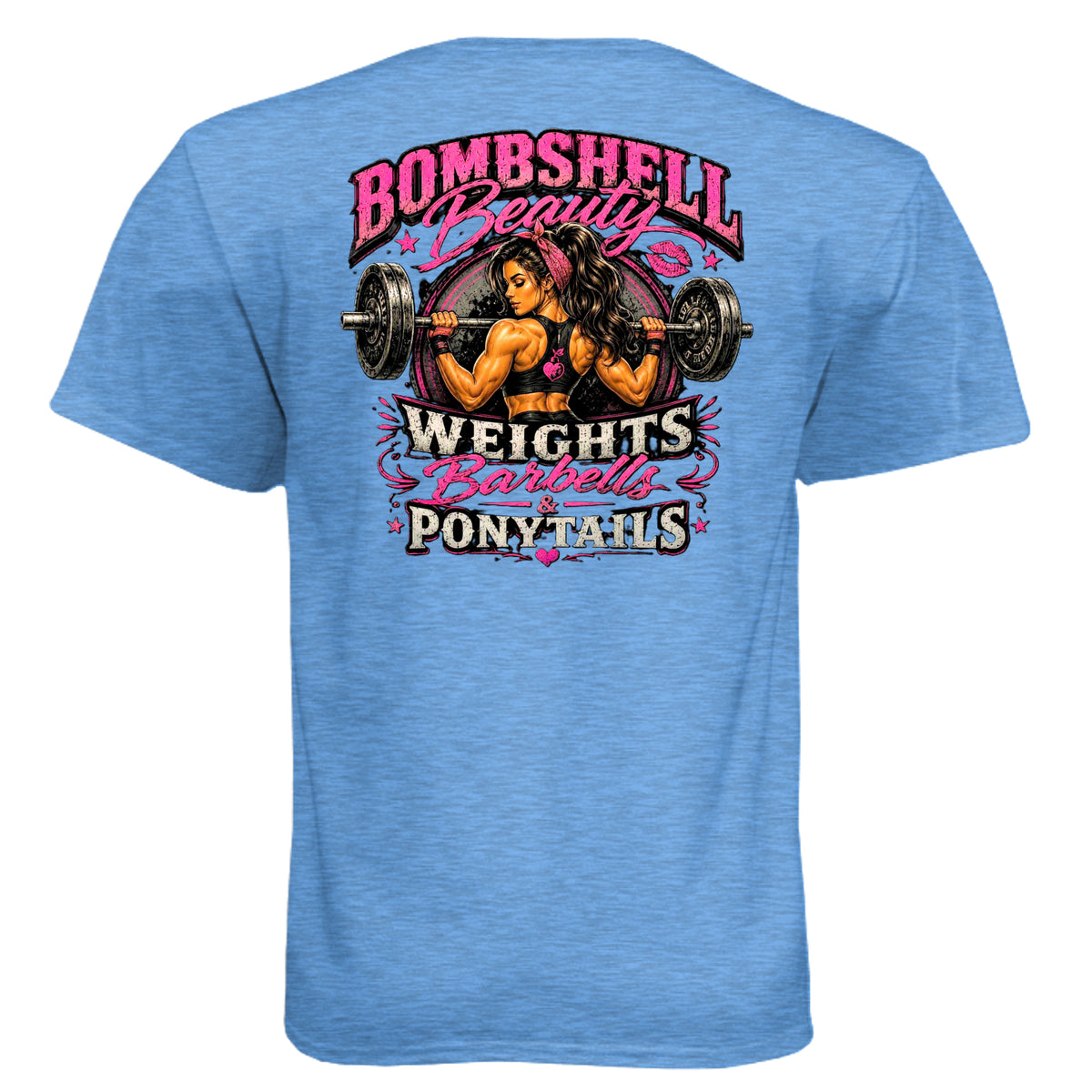 Heather Columbia Blue - N6210 - BACK