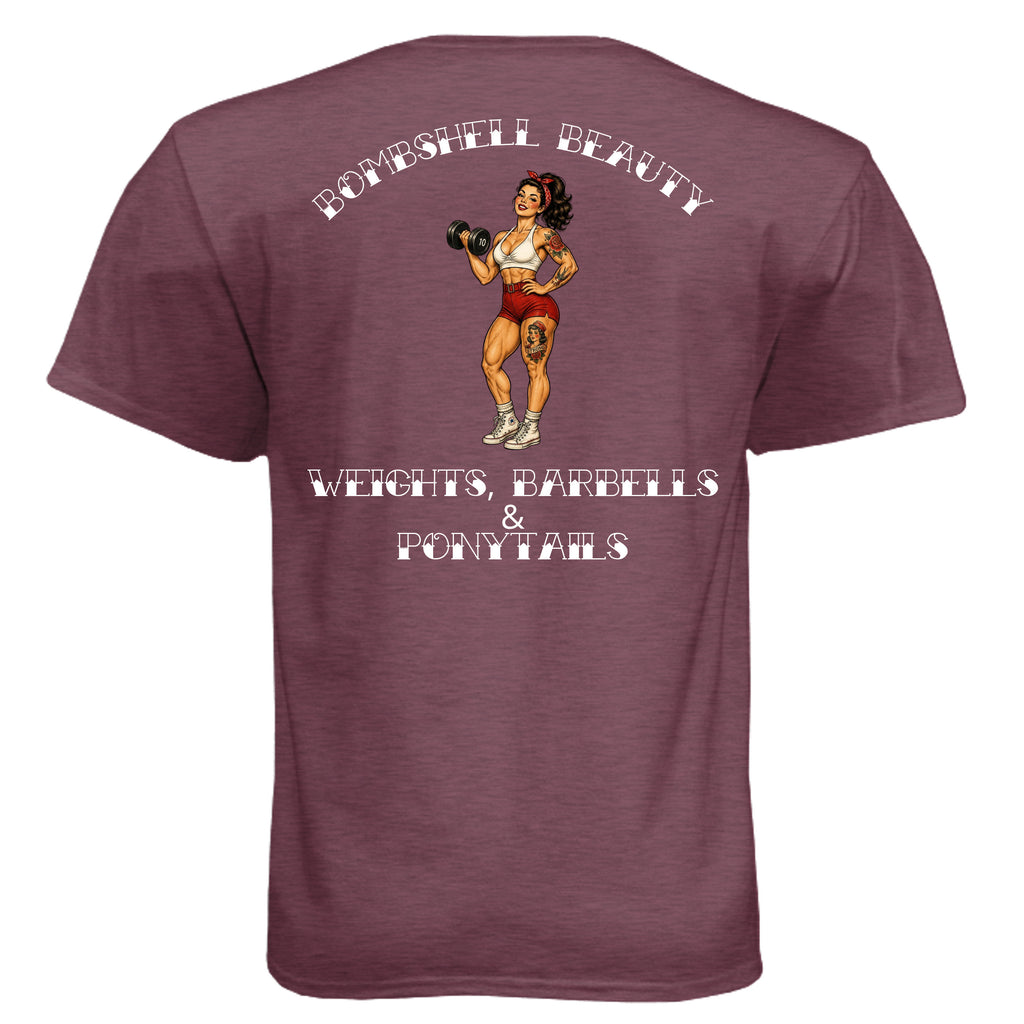 Heather Maroon - N6210 - BACK