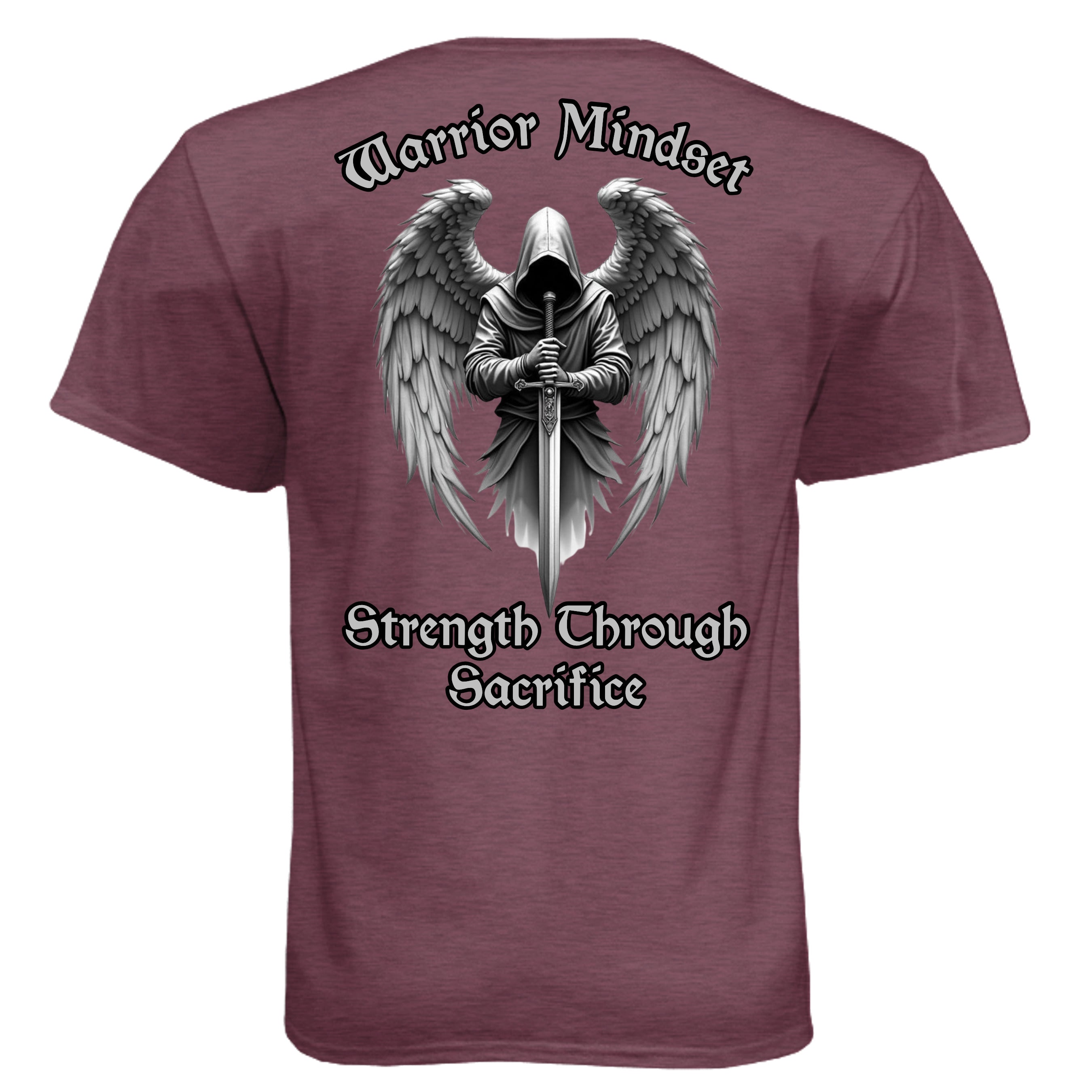 Heather Maroon - N6210 - BACK