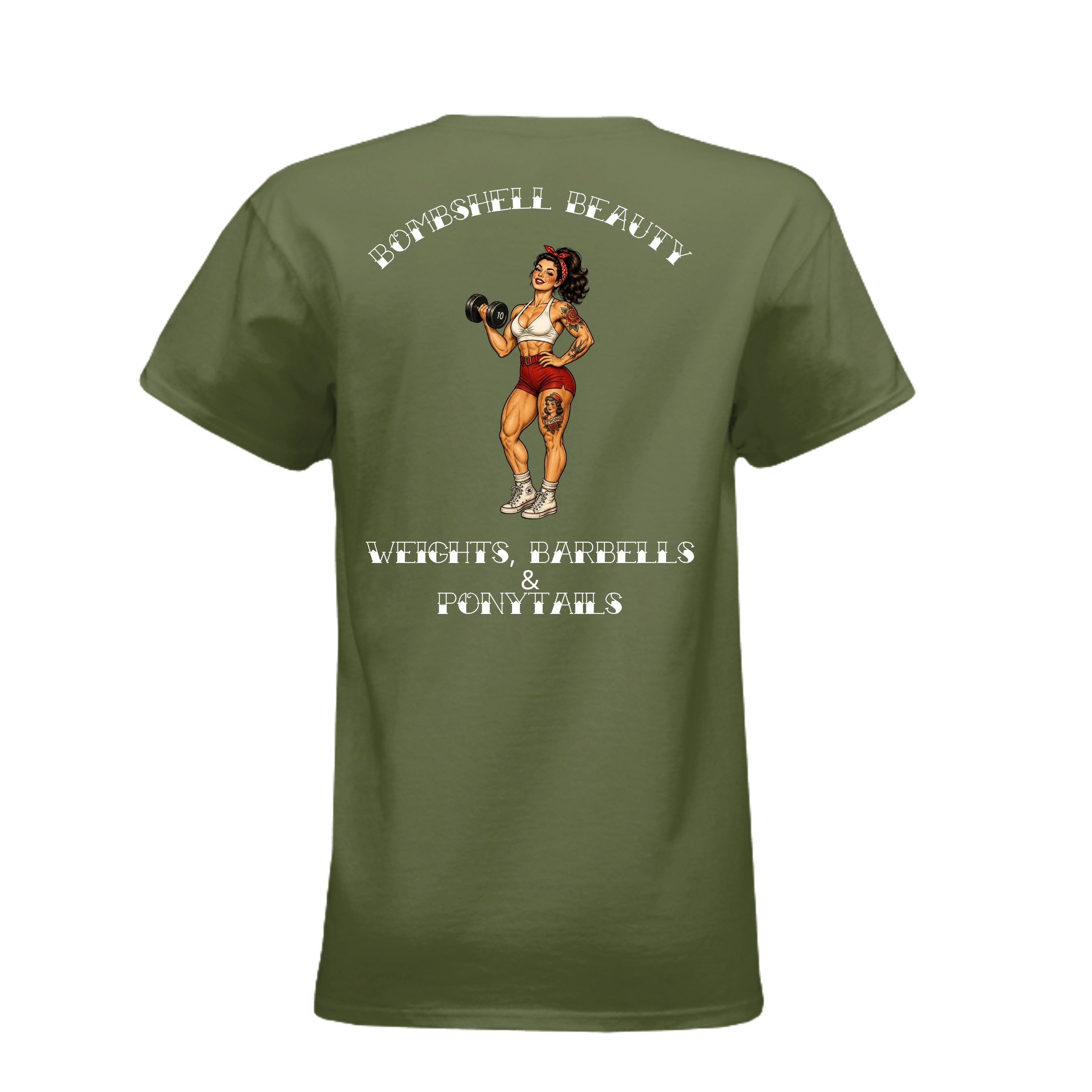 MILITARY GREEN - 6610 - BACK