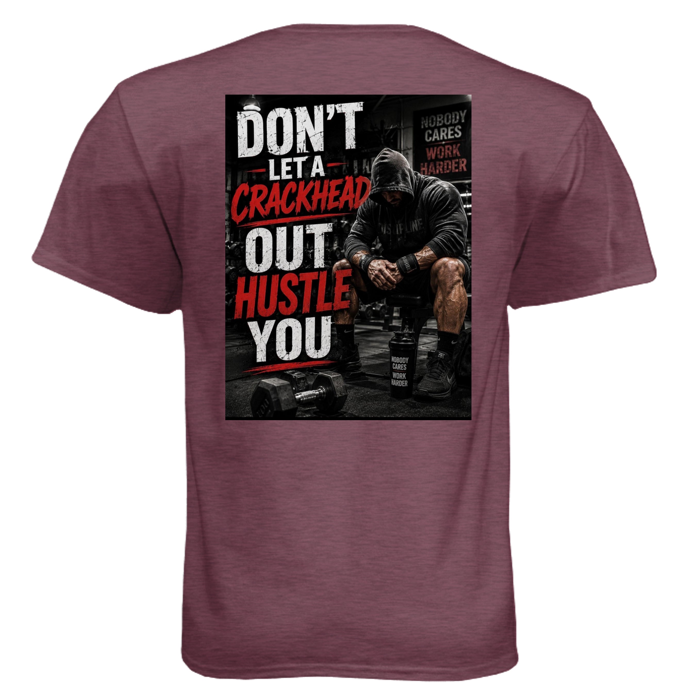Heather Maroon - N6210 - BACK