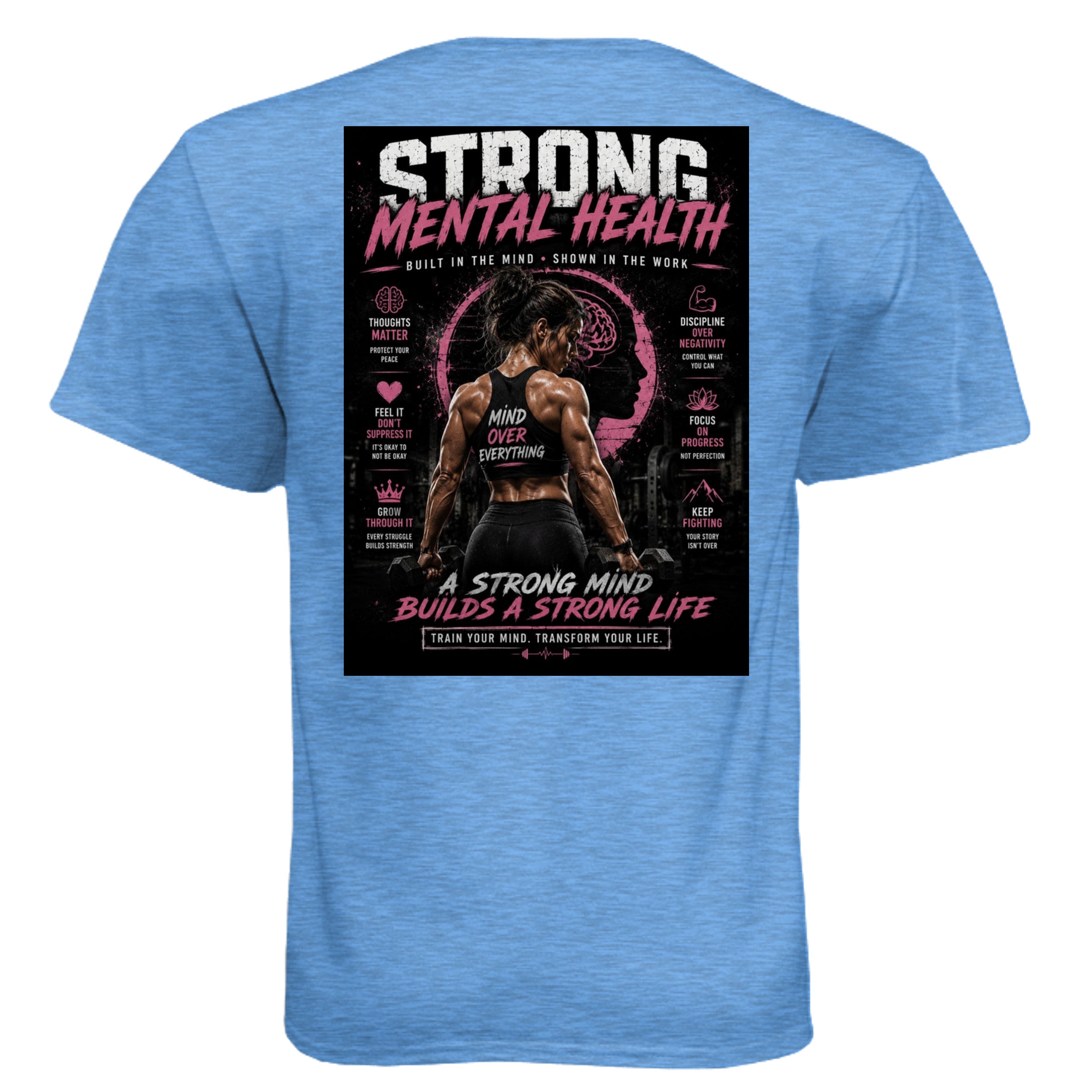 Heather Columbia Blue - N6210 - BACK