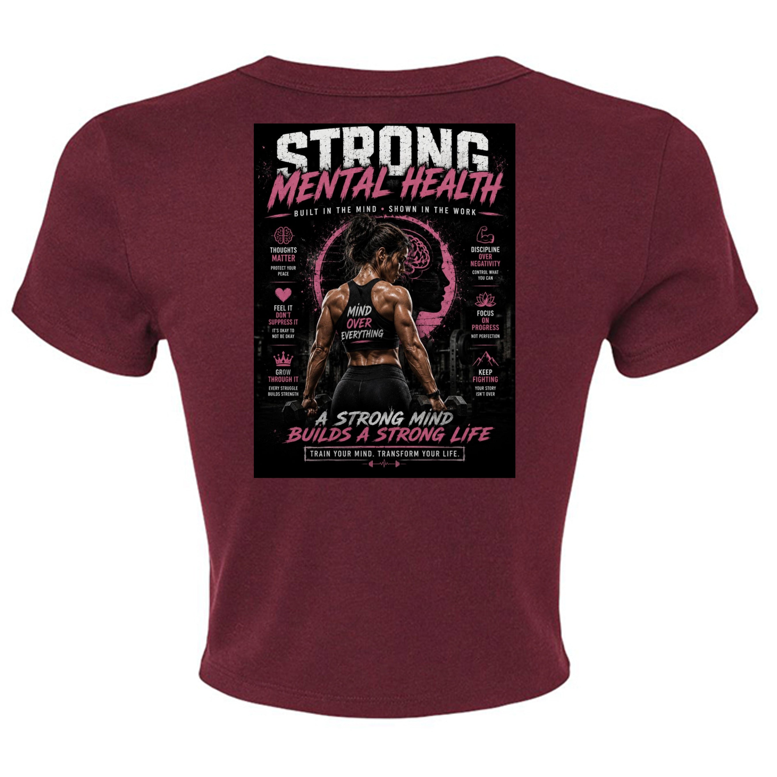 Solid Maroon Blend - 1010BE - BACK