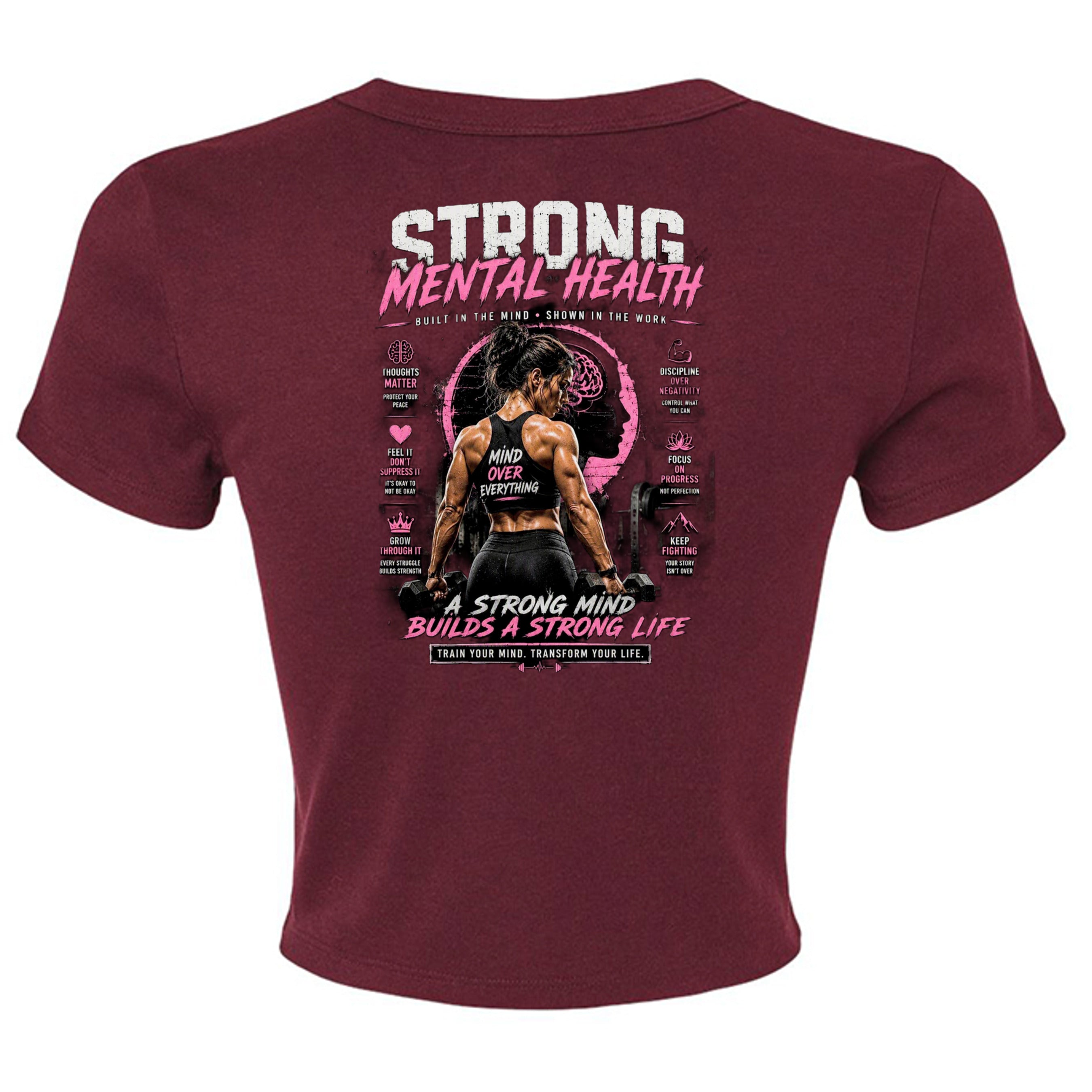 Solid Maroon Blend - 1010BE - BACK