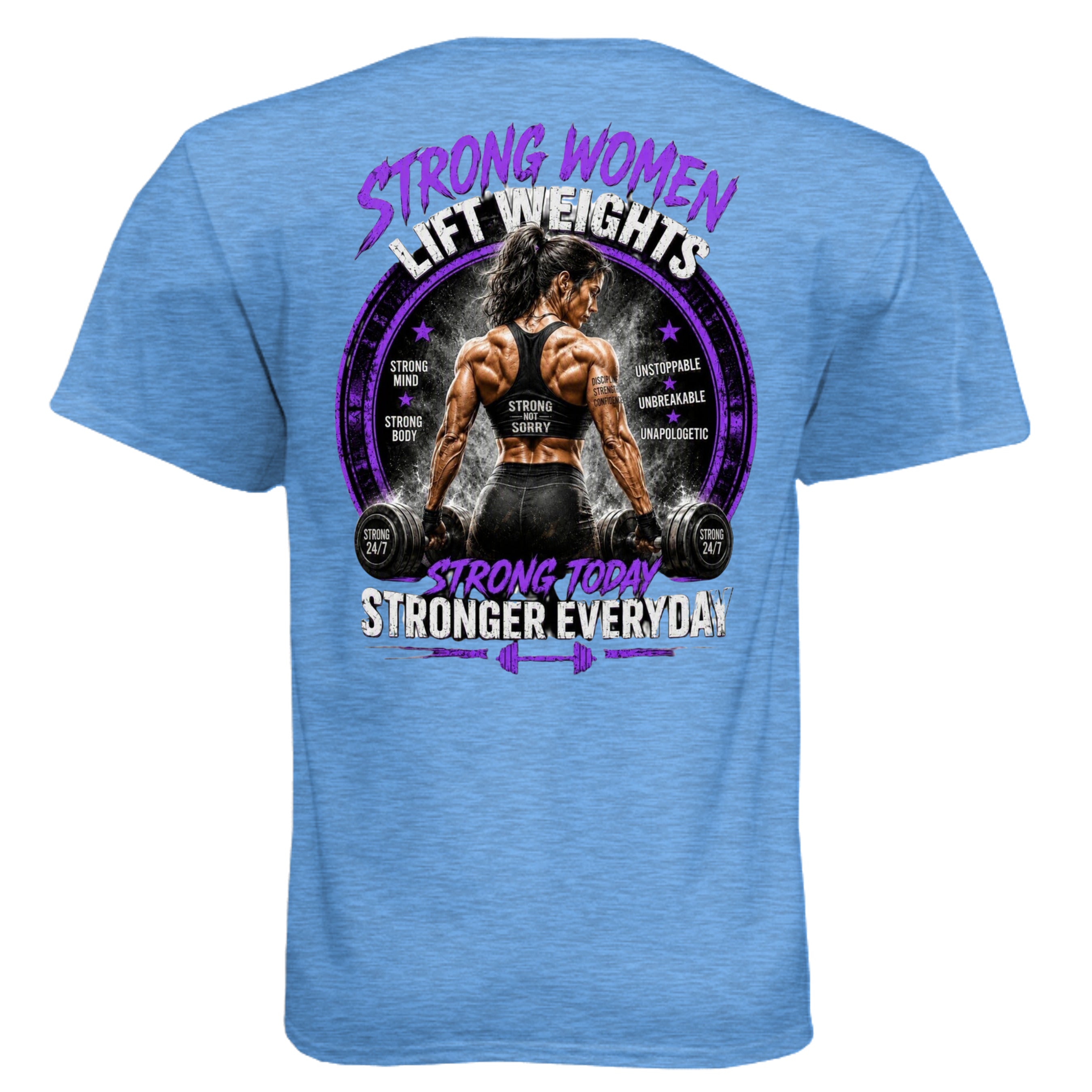Heather Columbia Blue - N6210 - BACK