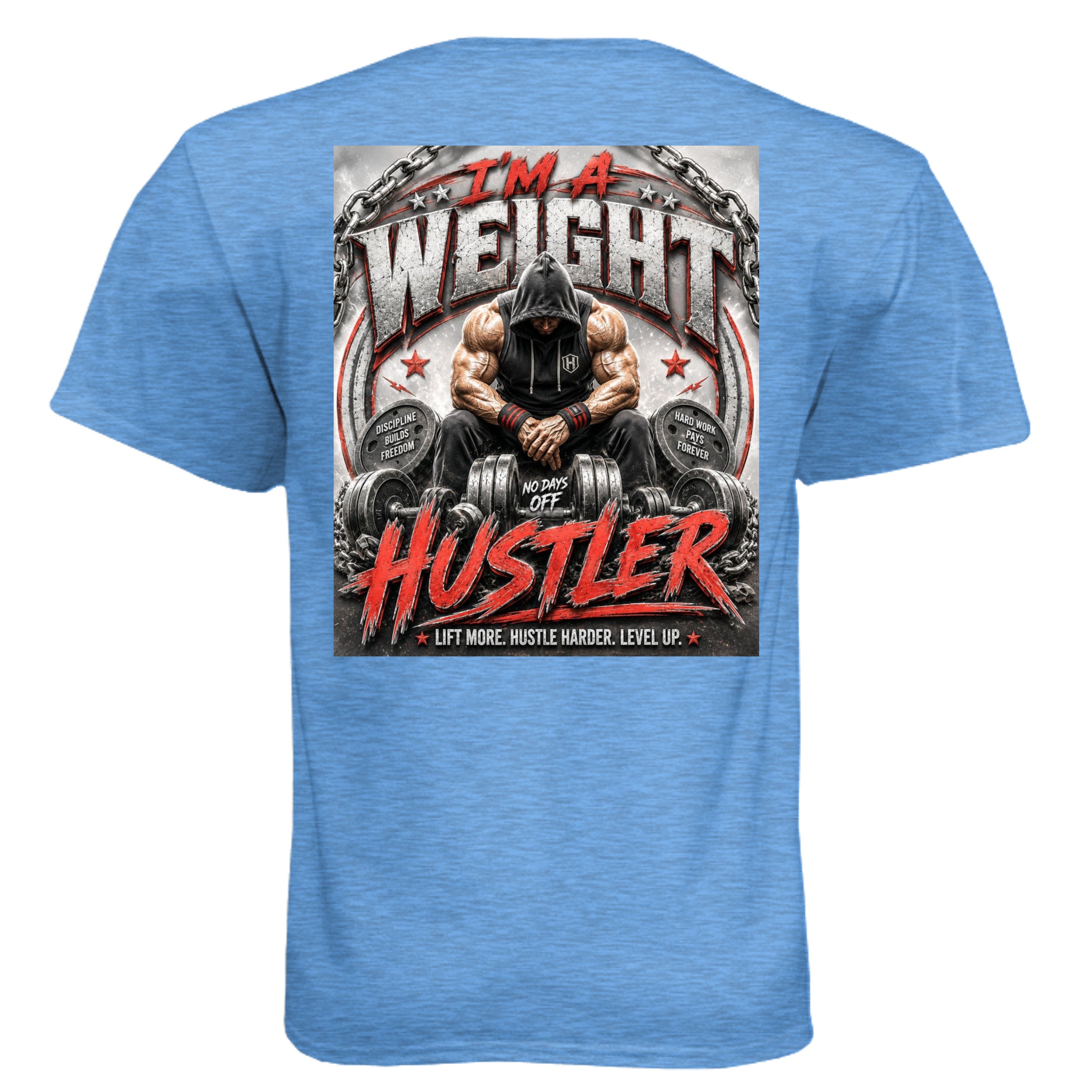 Heather Columbia Blue - N6210 - BACK