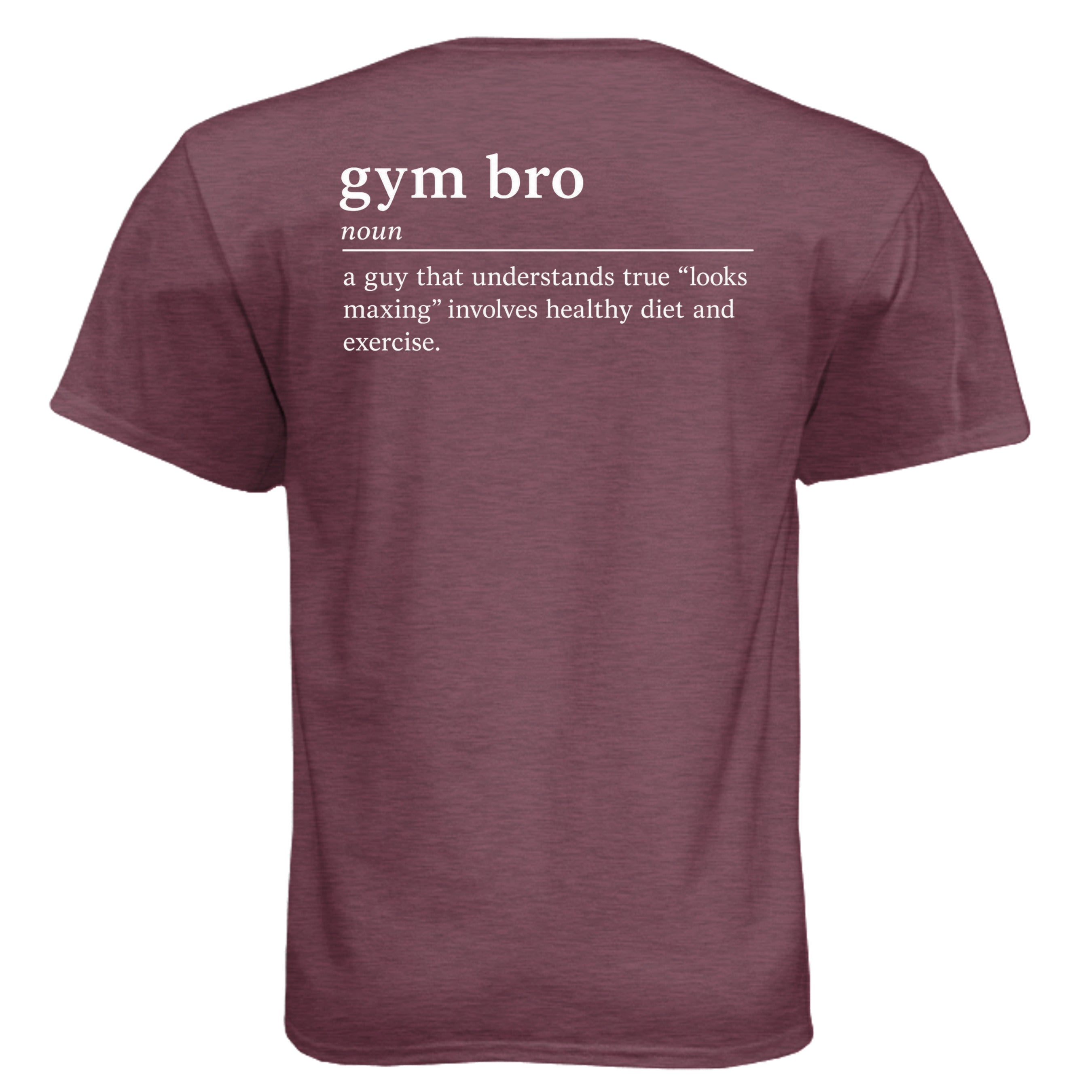 Heather Maroon - N6210 - BACK