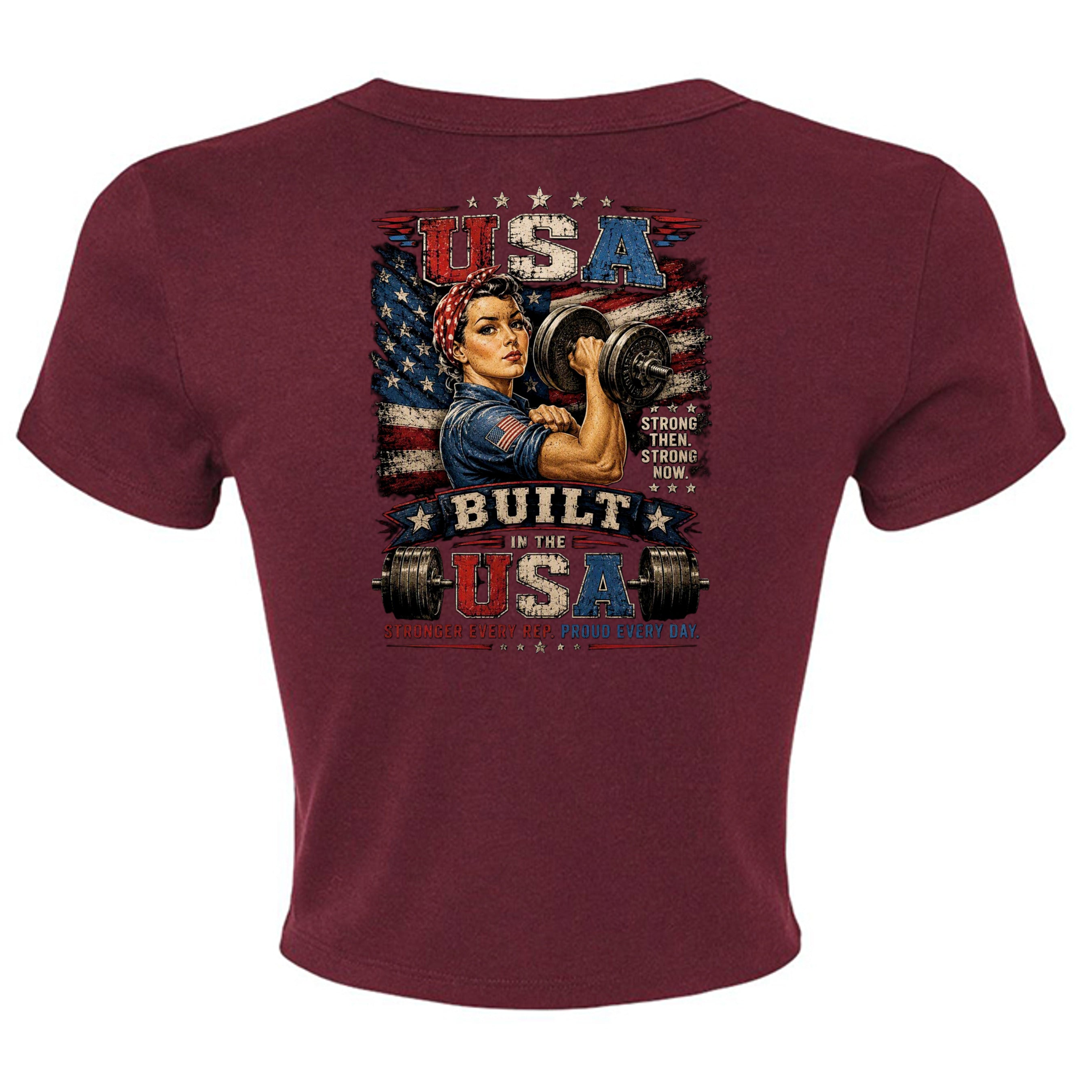 Solid Maroon Blend - 1010BE - BACK