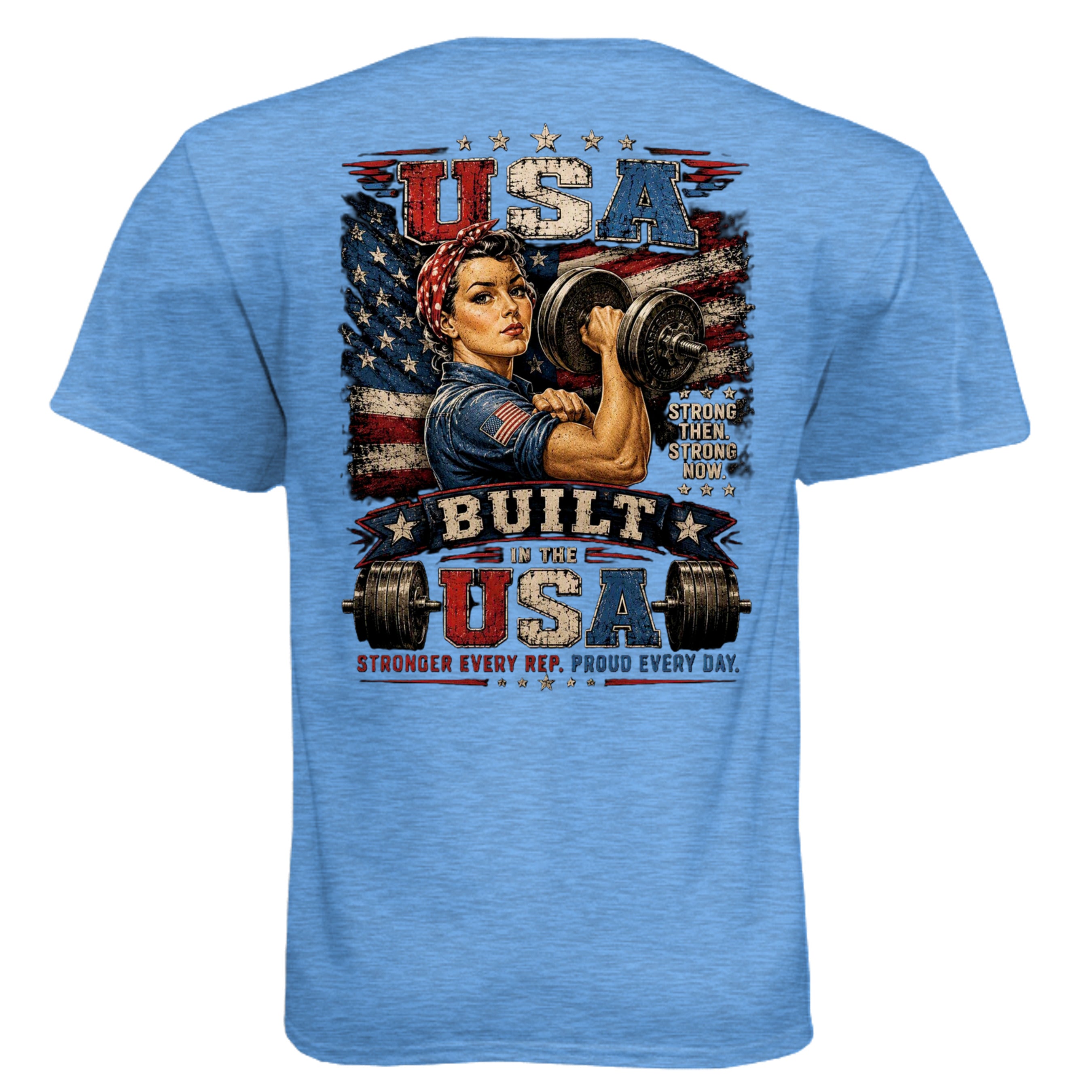Heather Columbia Blue - N6210 - BACK