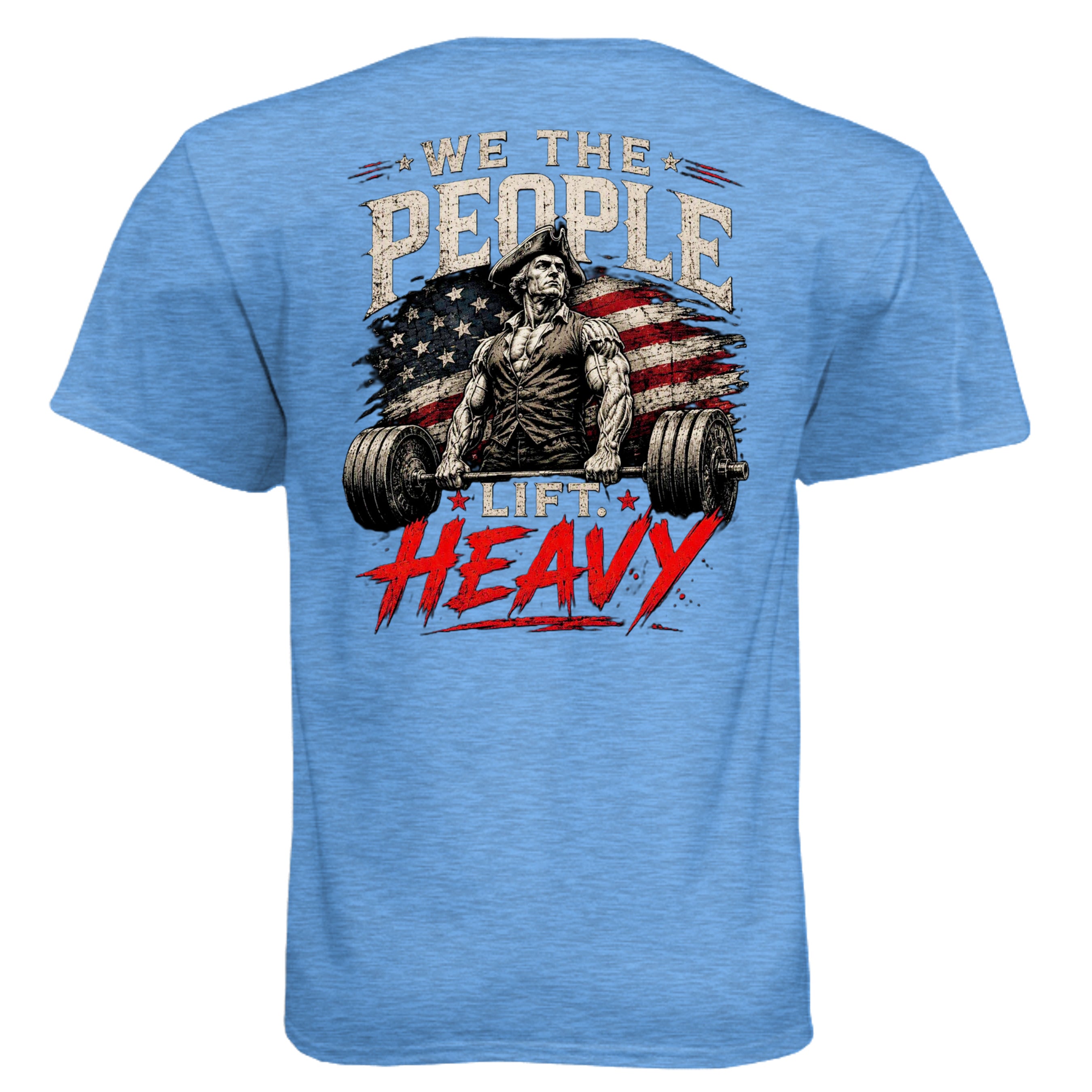 Heather Columbia Blue - N6210 - BACK