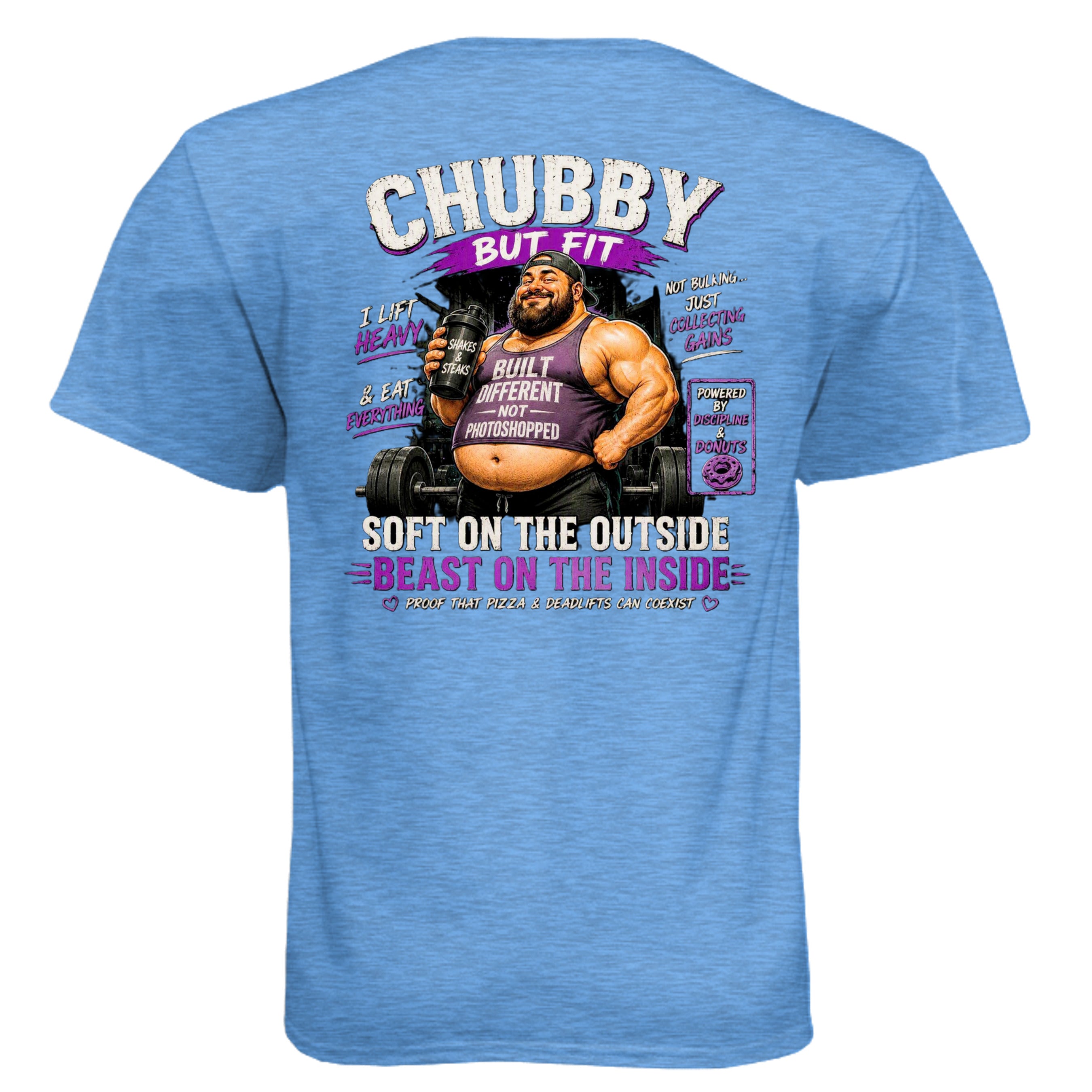 Heather Columbia Blue - N6210 - BACK