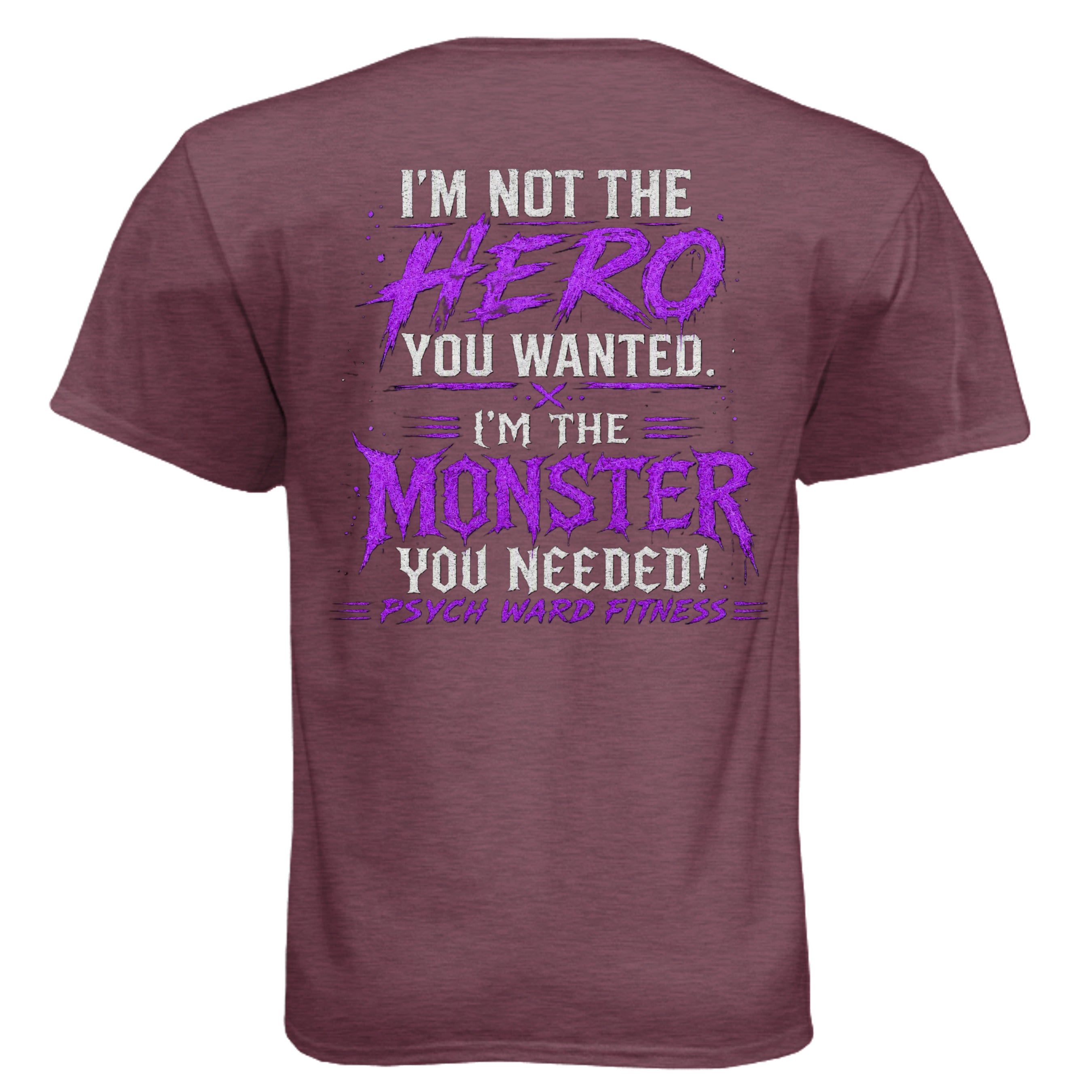 Heather Maroon - N6210 - BACK