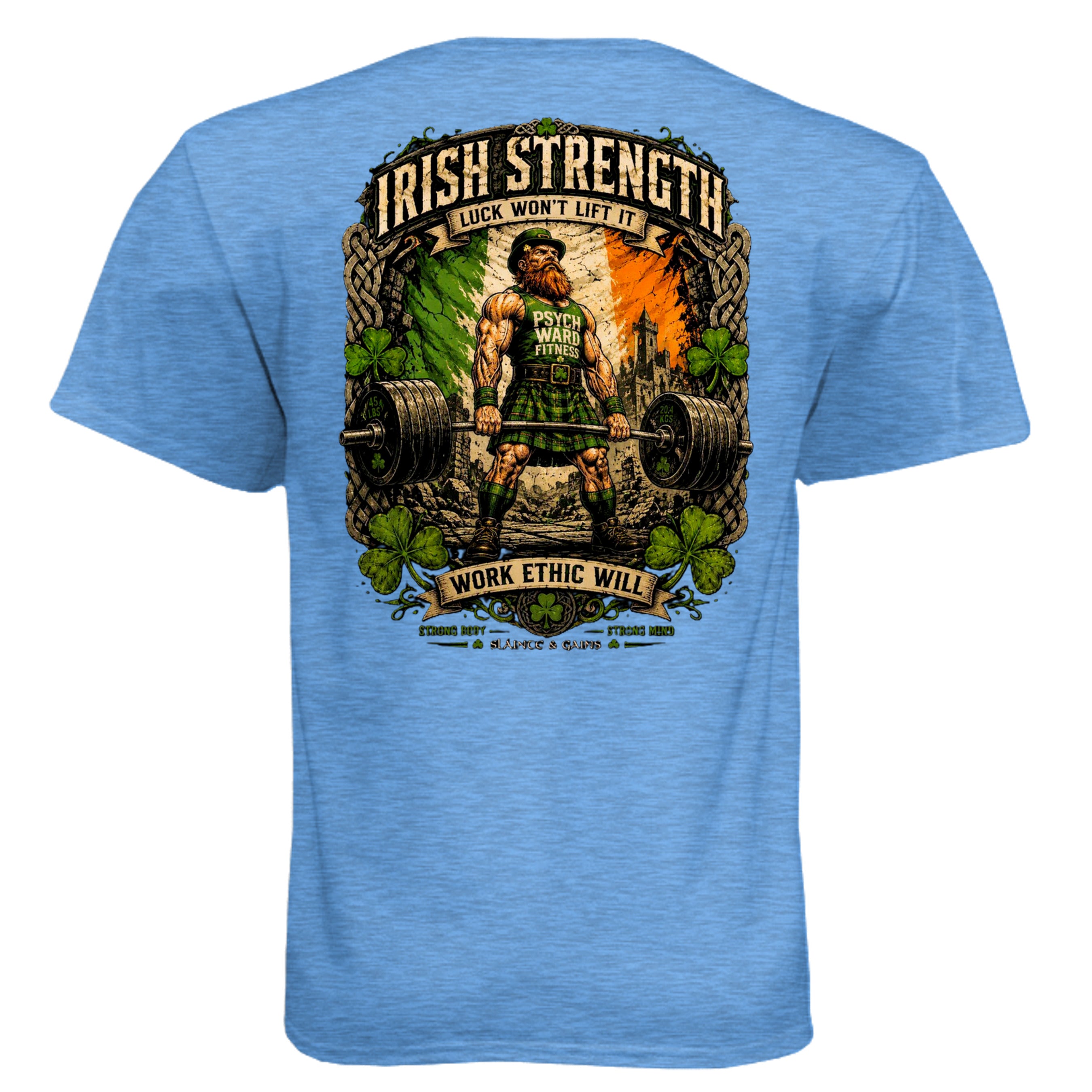 Heather Columbia Blue - N6210 - BACK