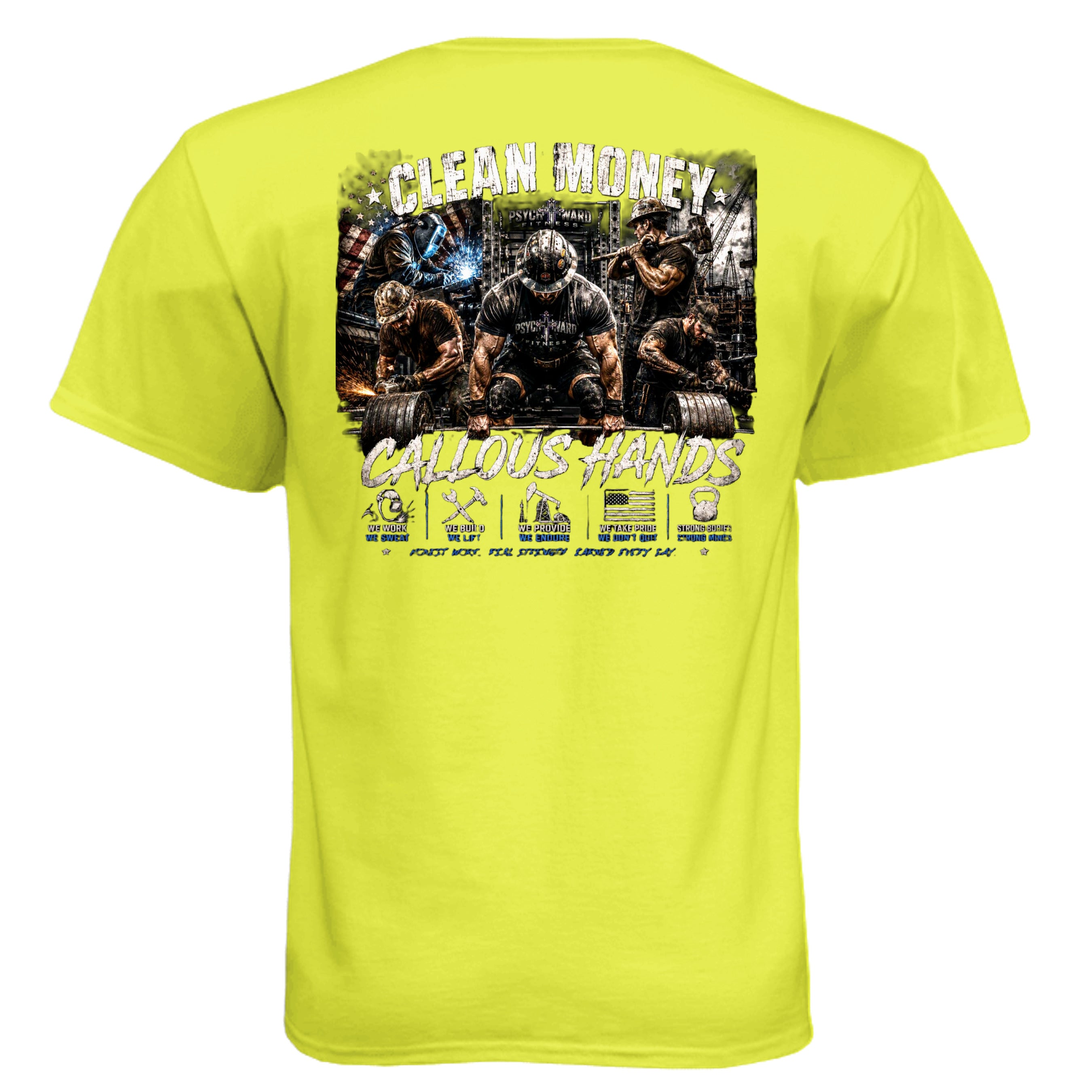 Neon Yellow - N6210 - BACK