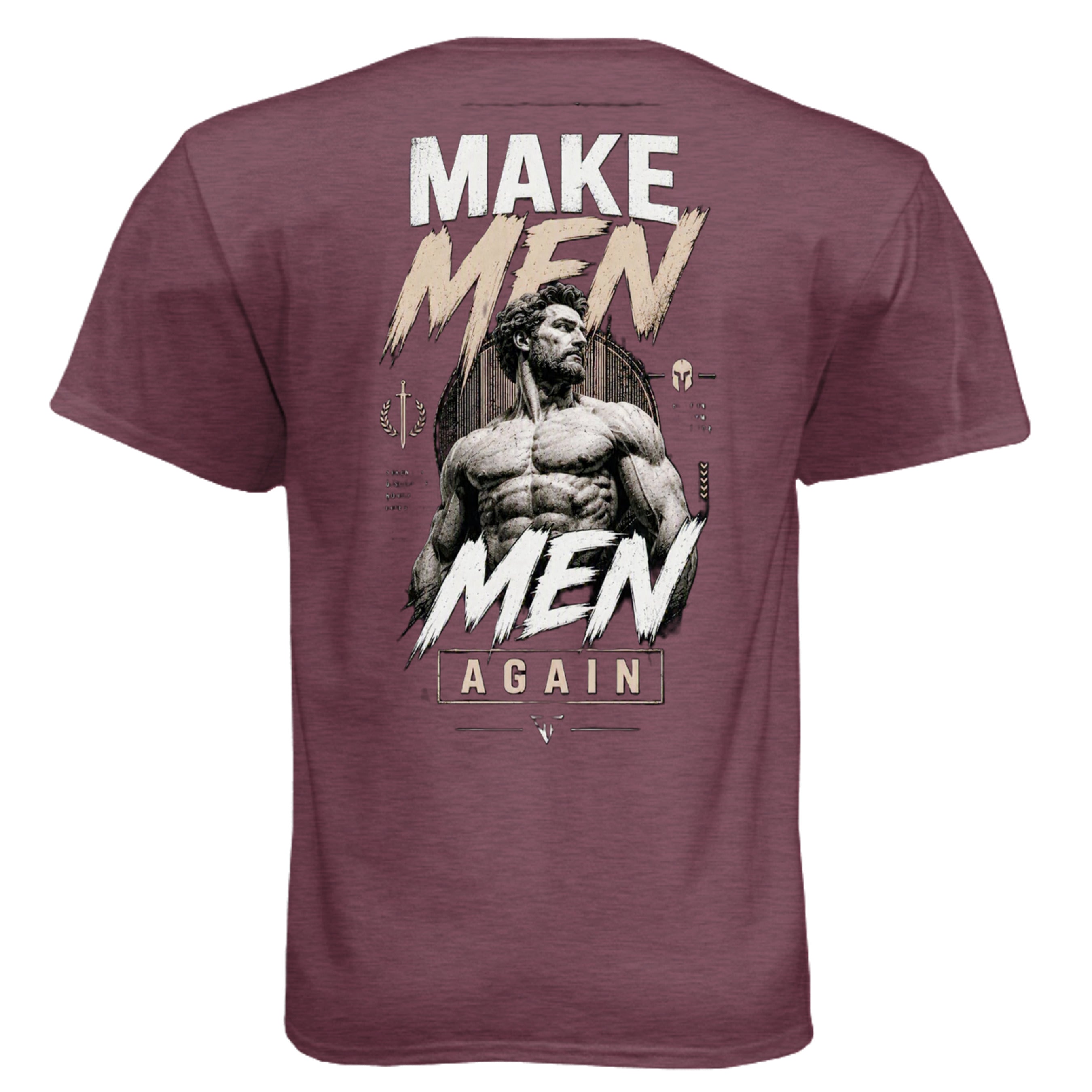 Heather Maroon - N6210 - BACK