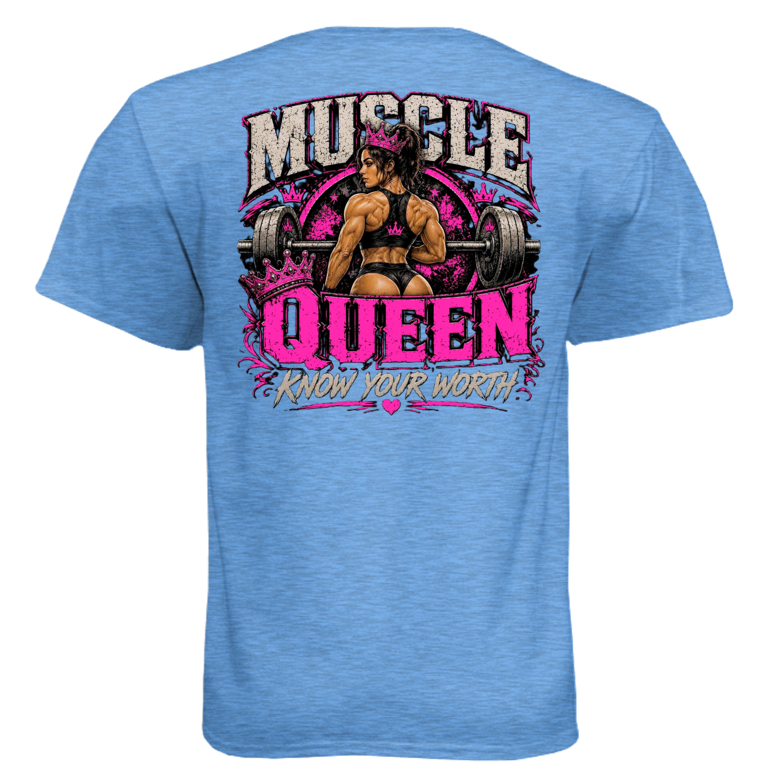 Heather Columbia Blue - N6210 - BACK