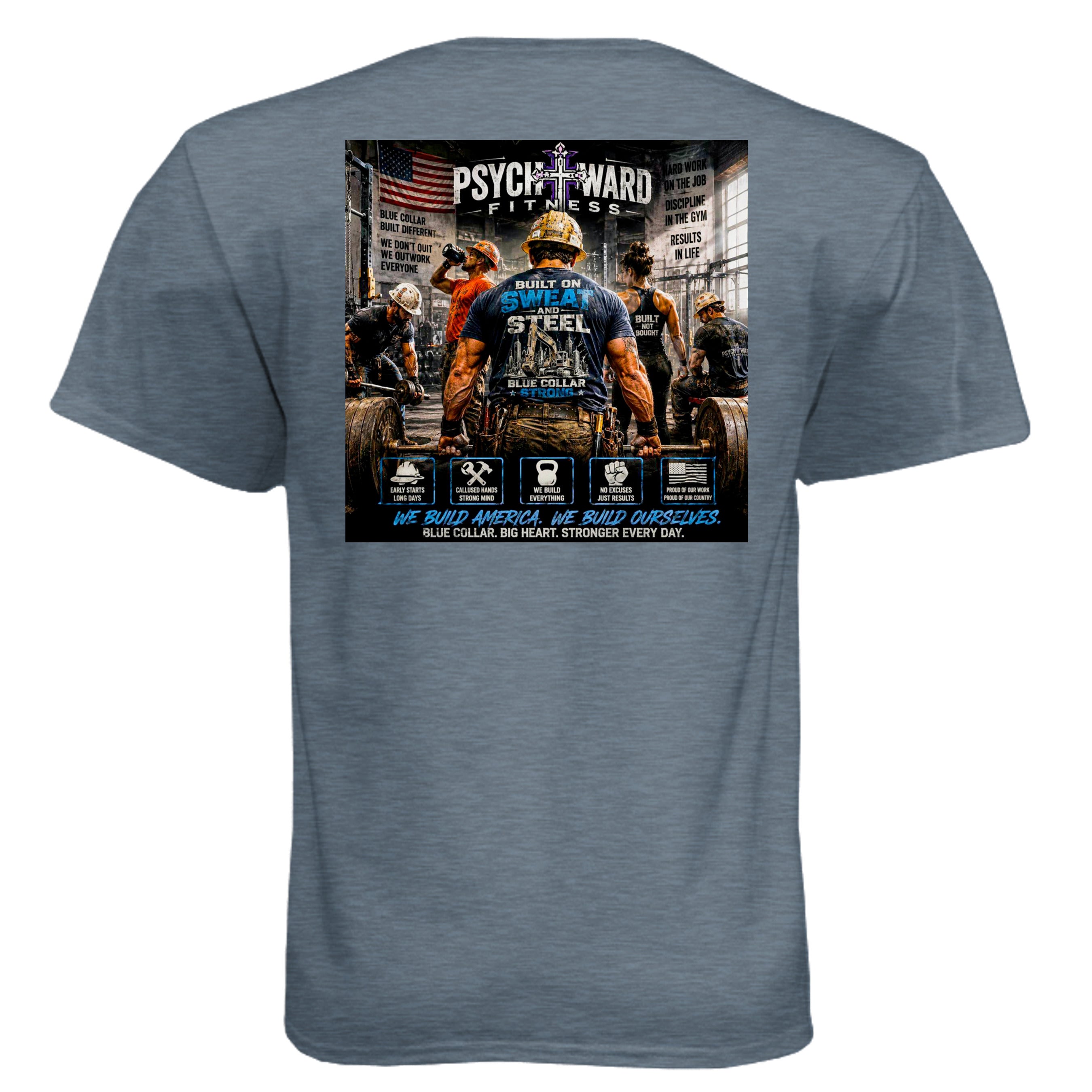 Heather Slate Blue - N6210 - BACK