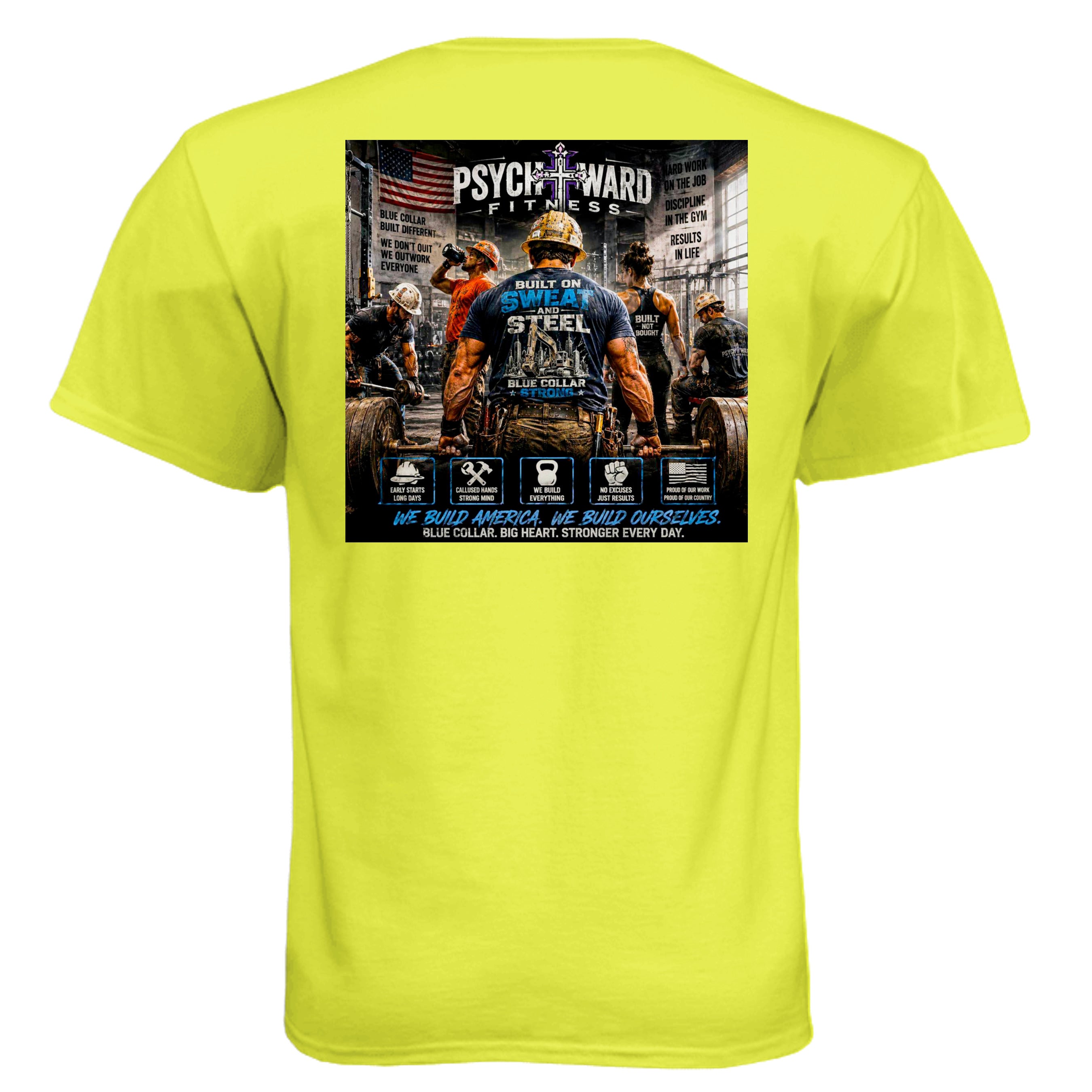 Neon Yellow - N6210 - BACK