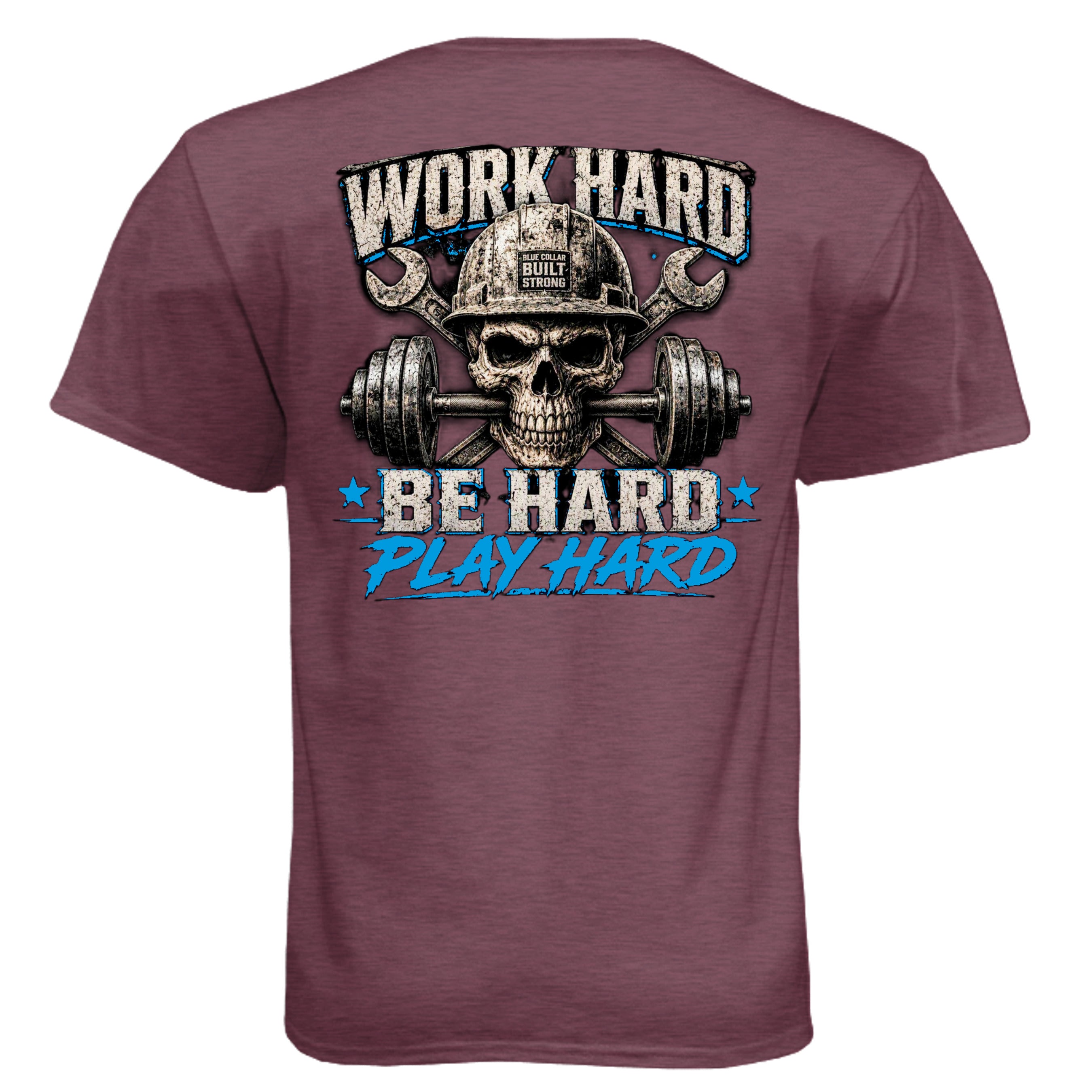 Heather Maroon - N6210 - BACK