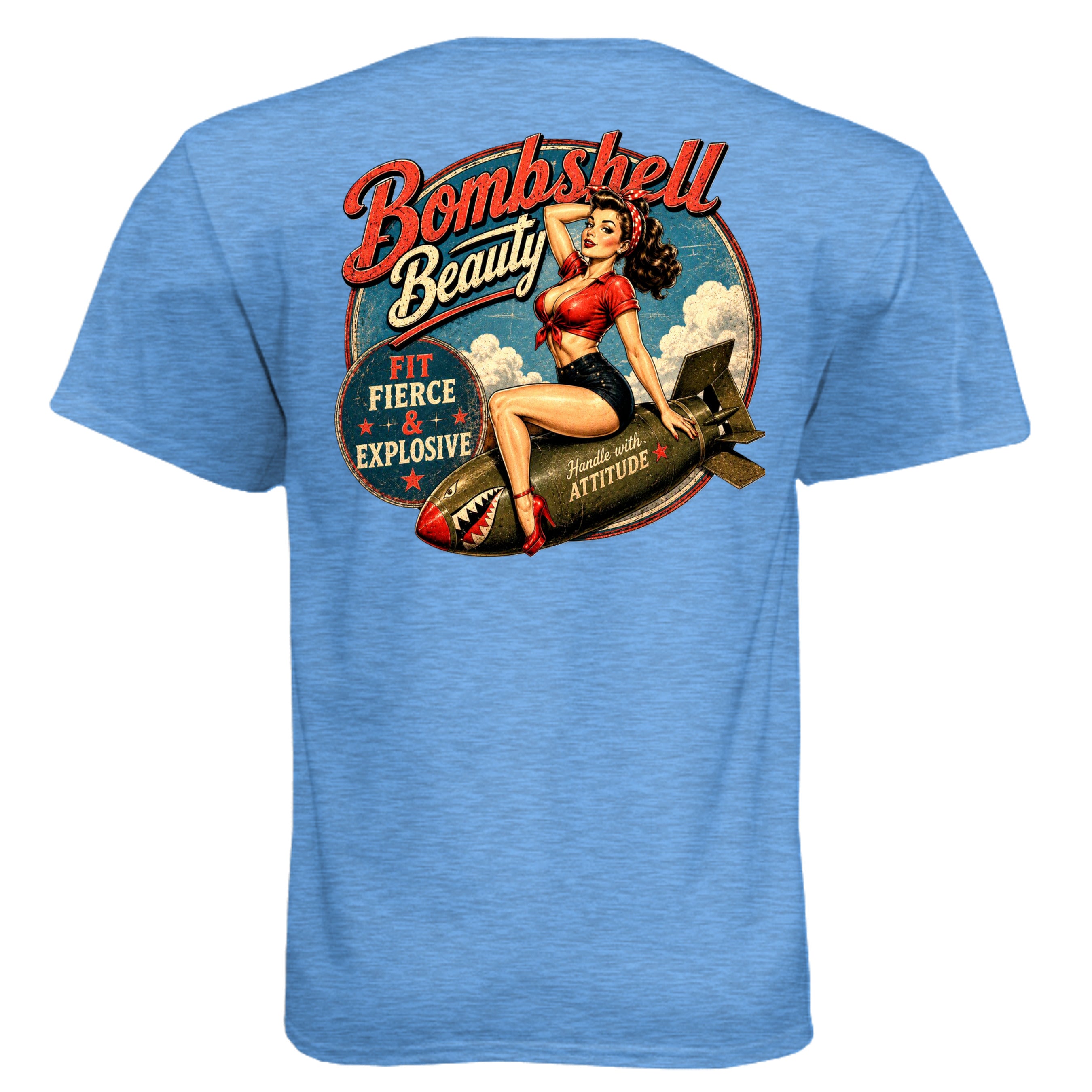 Heather Columbia Blue - N6210 - BACK
