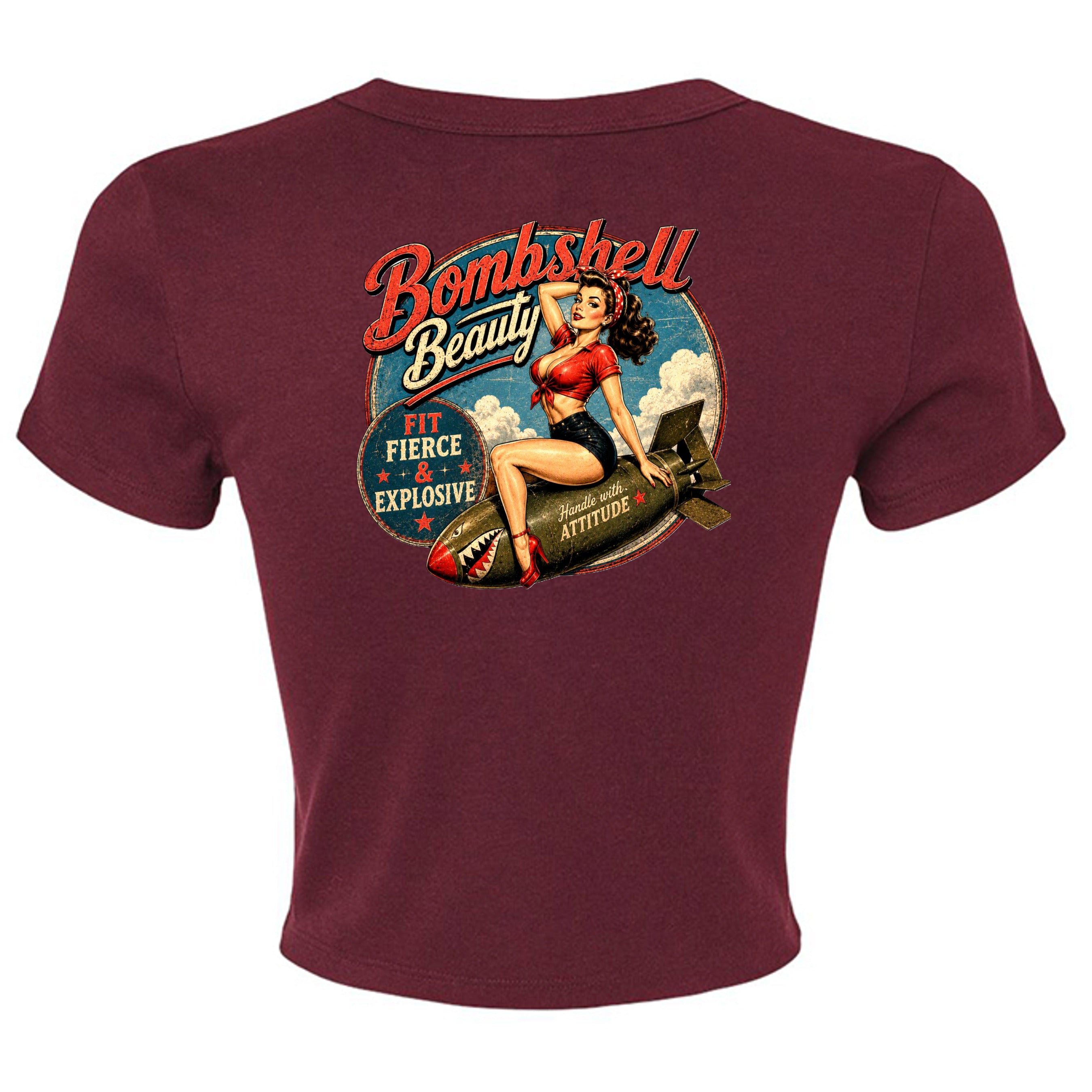 Solid Maroon Blend - 1010BE - BACK
