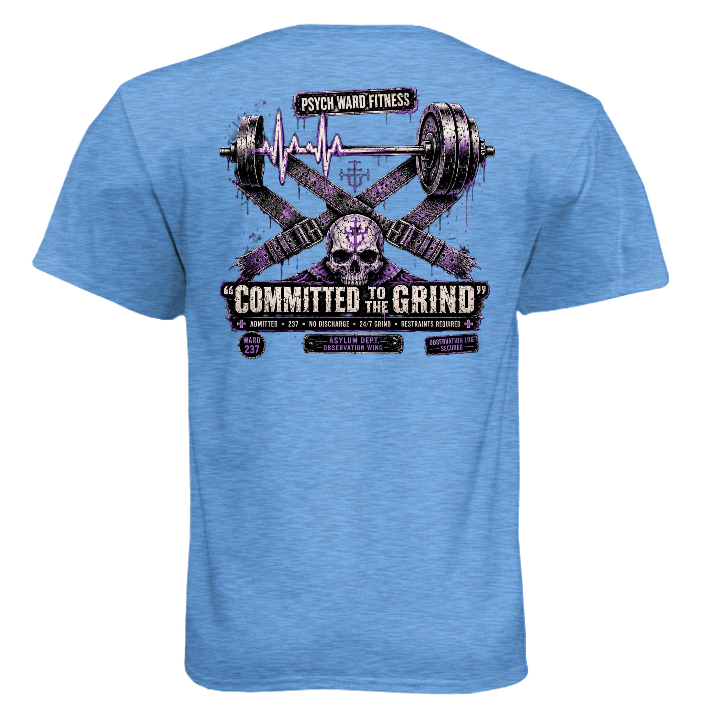 Heather Columbia Blue - N6210 - BACK
