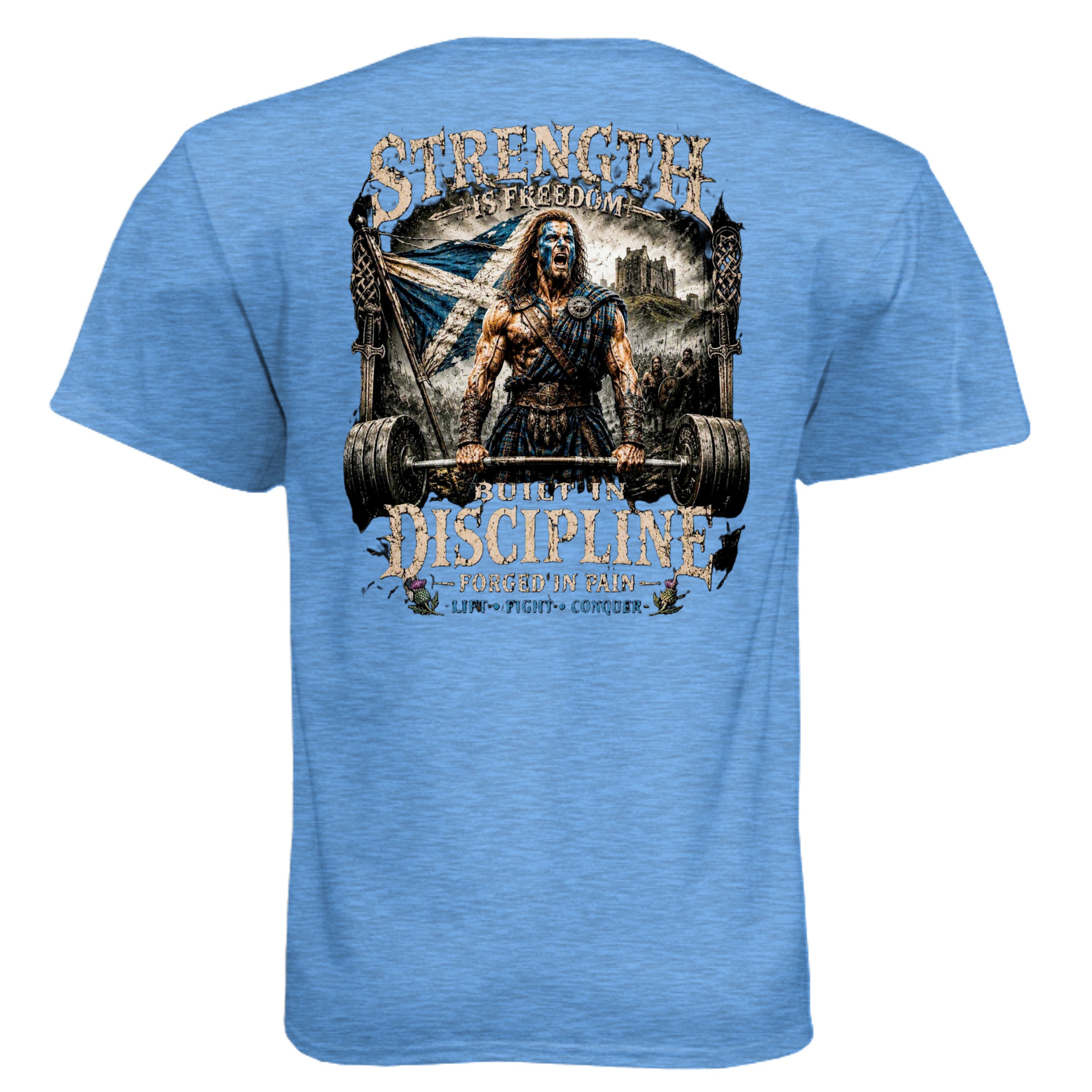Heather Columbia Blue - N6210 - BACK