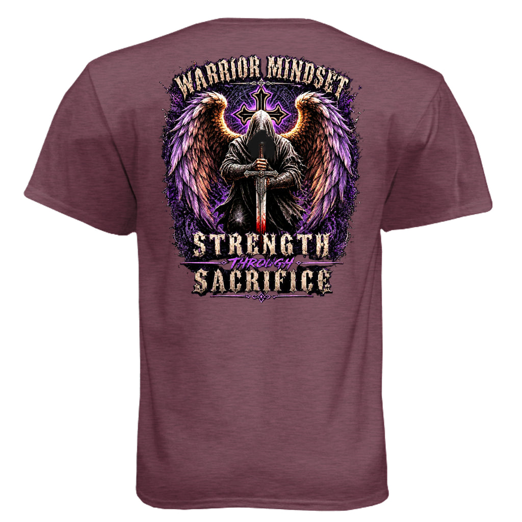 Heather Maroon - N6210 - BACK