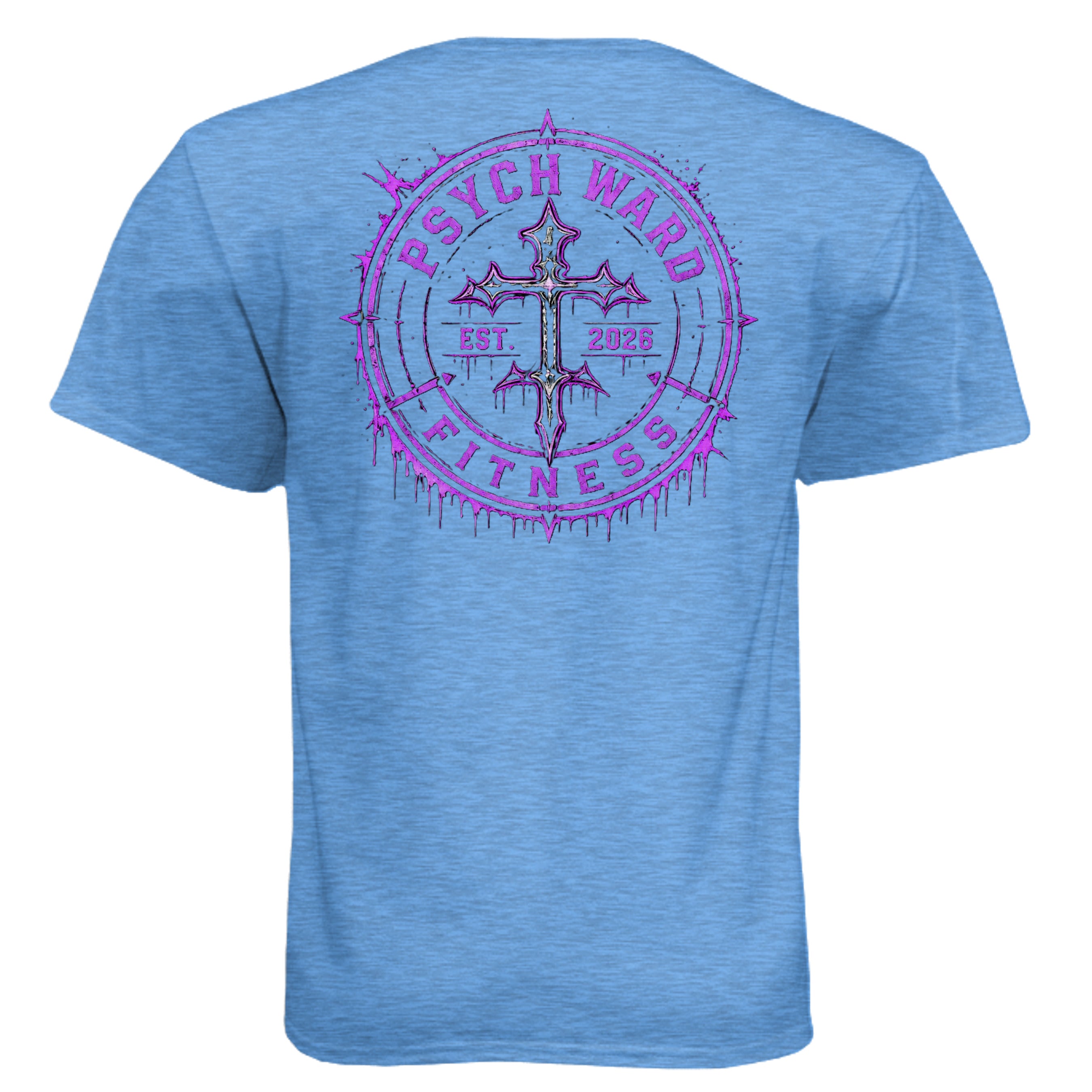 Heather Columbia Blue - N6210 - BACK