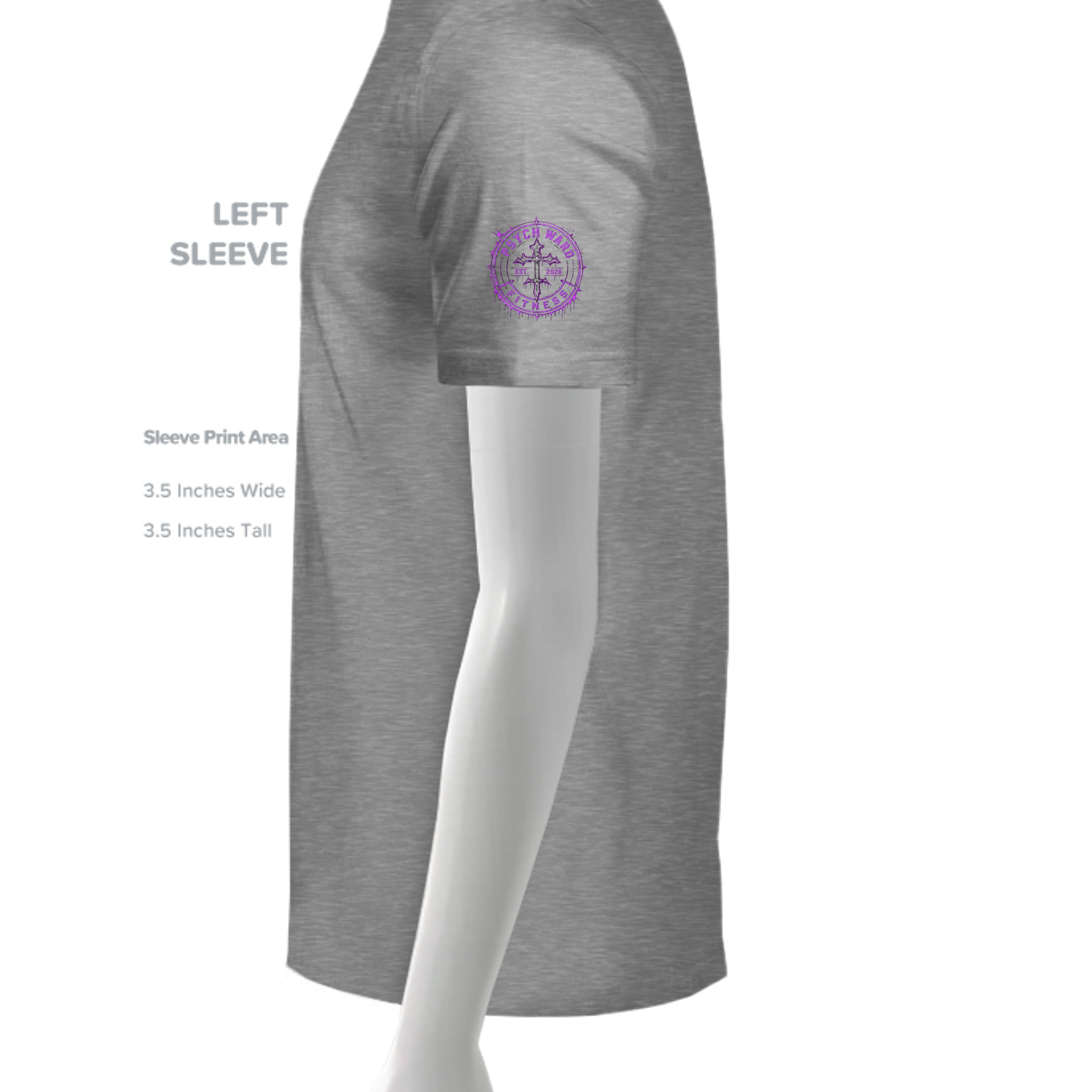 Dark Heather Grey (60/40) - N6210 - SLEEVE_LEFT
